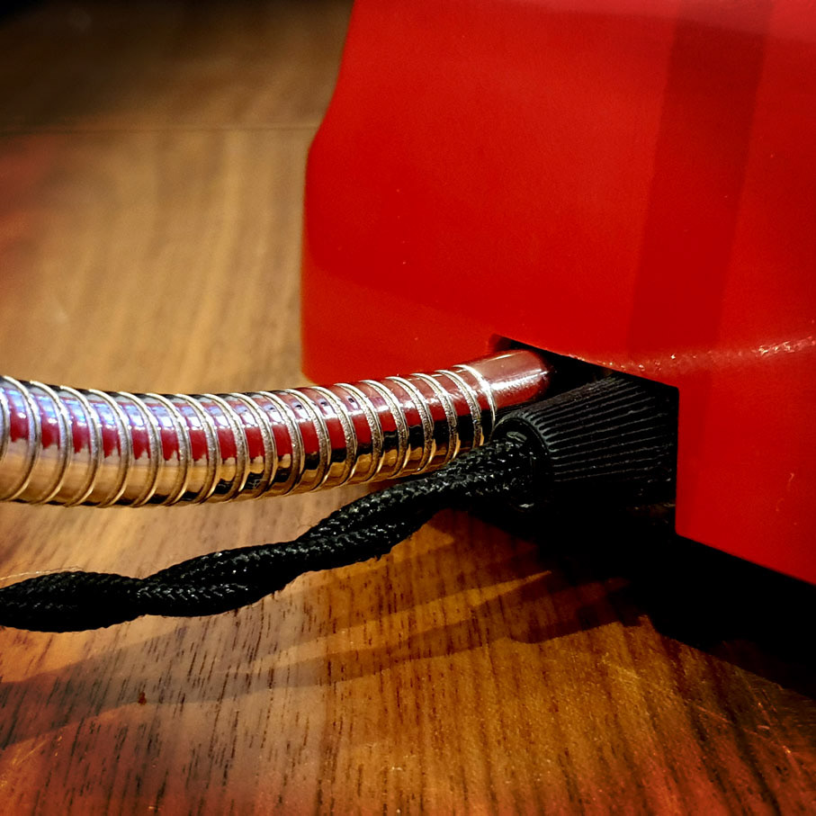 Vintage fabric braided cable