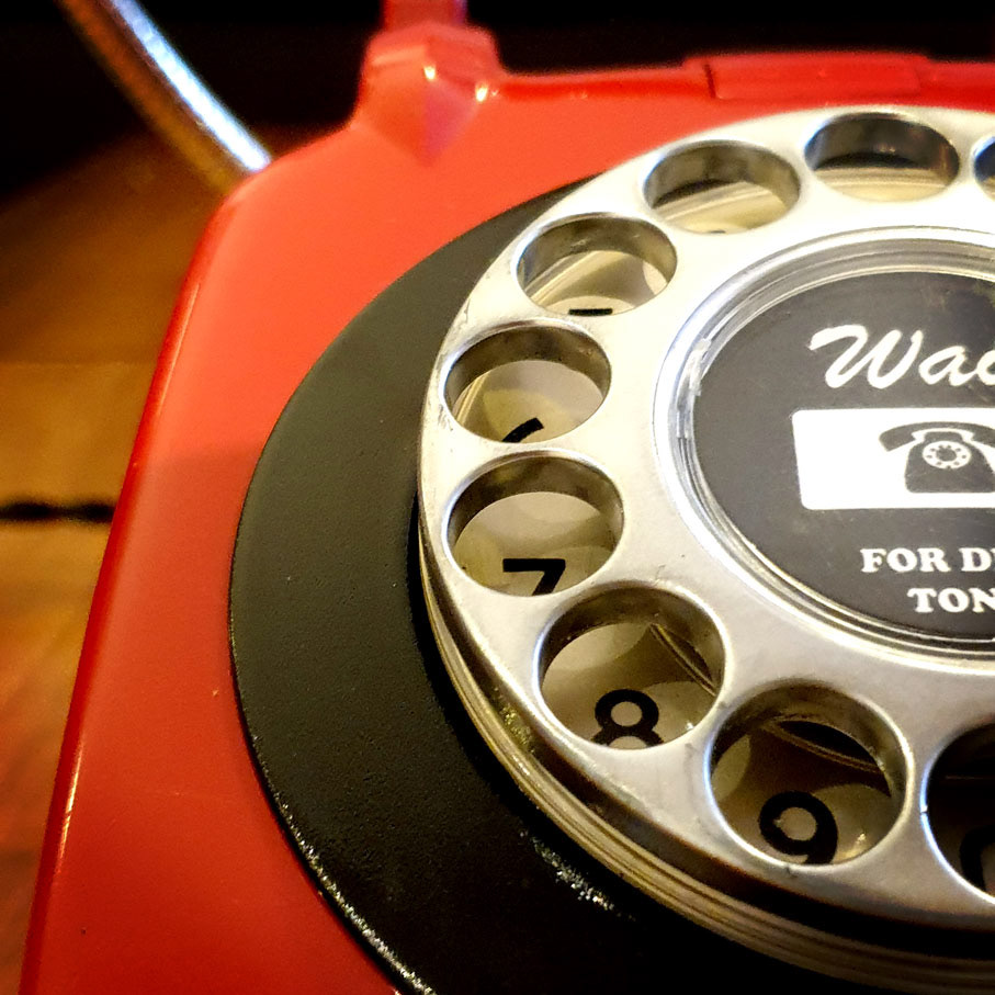 Working retro rotary dial