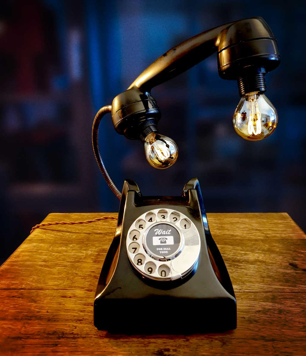 Vintage Bakelite telephone