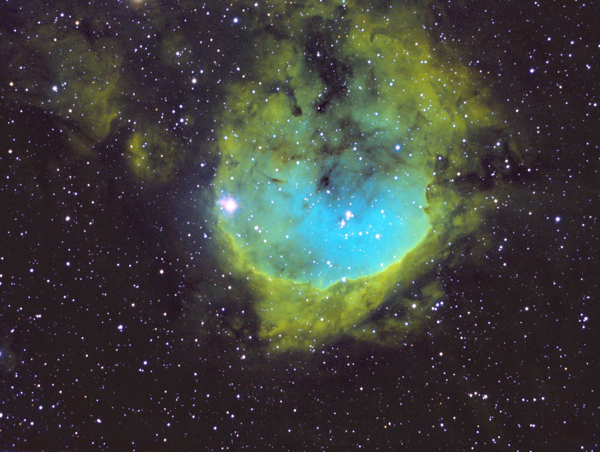 2021-03-31 - NGC3324 - H75 S70 O75_SHO Colourised