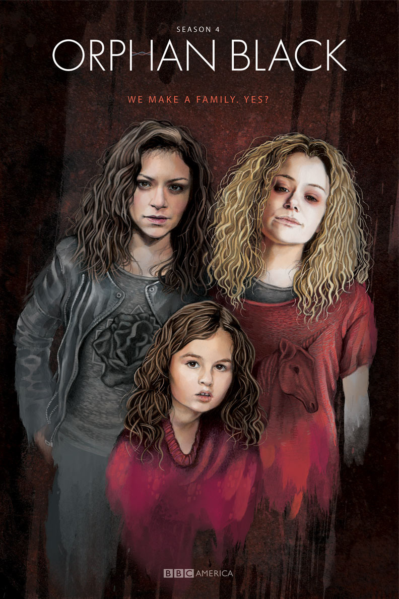 Ashley Verkamp Illustration Design Studio Orphan Black Season 4 Poster Top Finalist