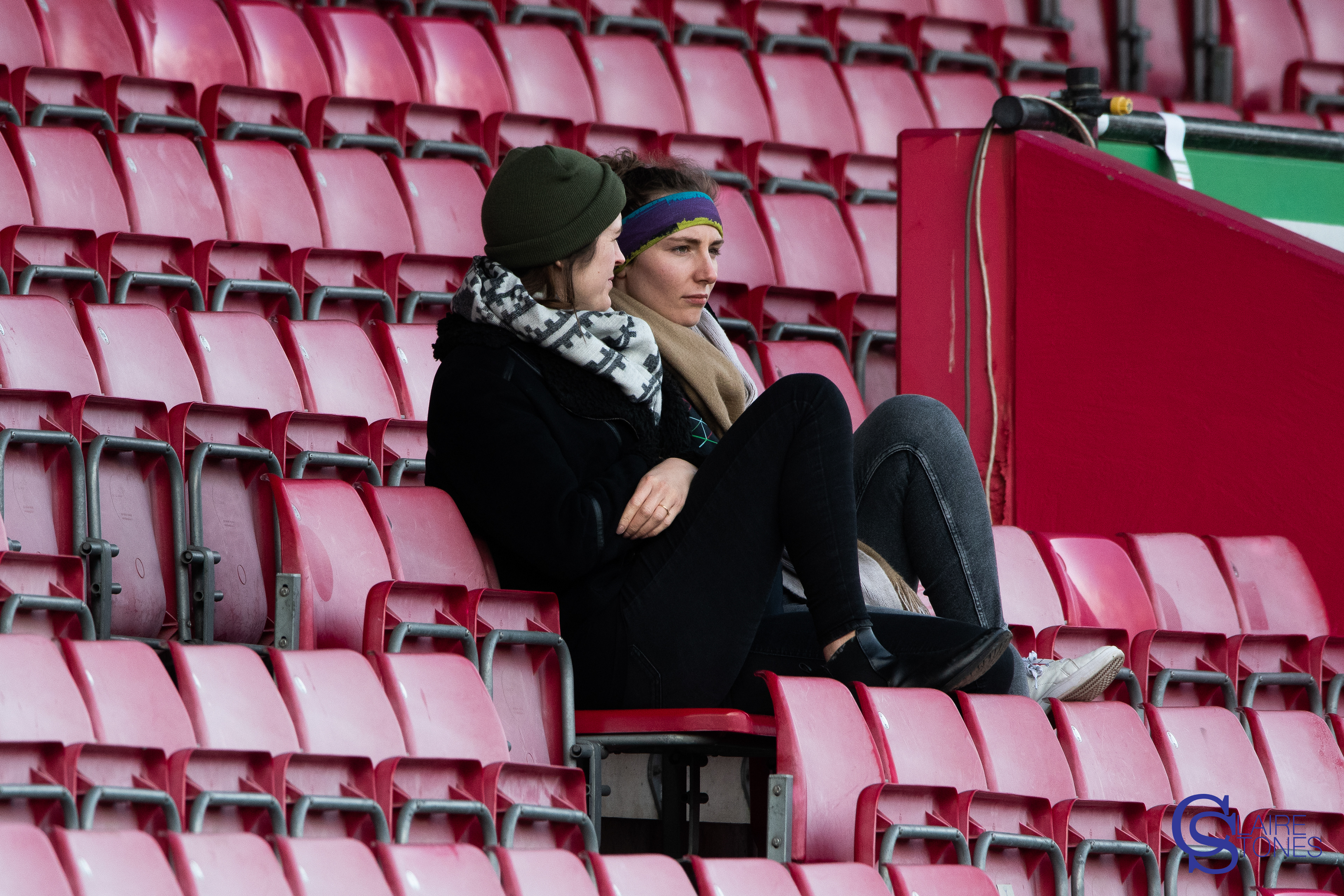 Jade Konkel waiting for the match to start