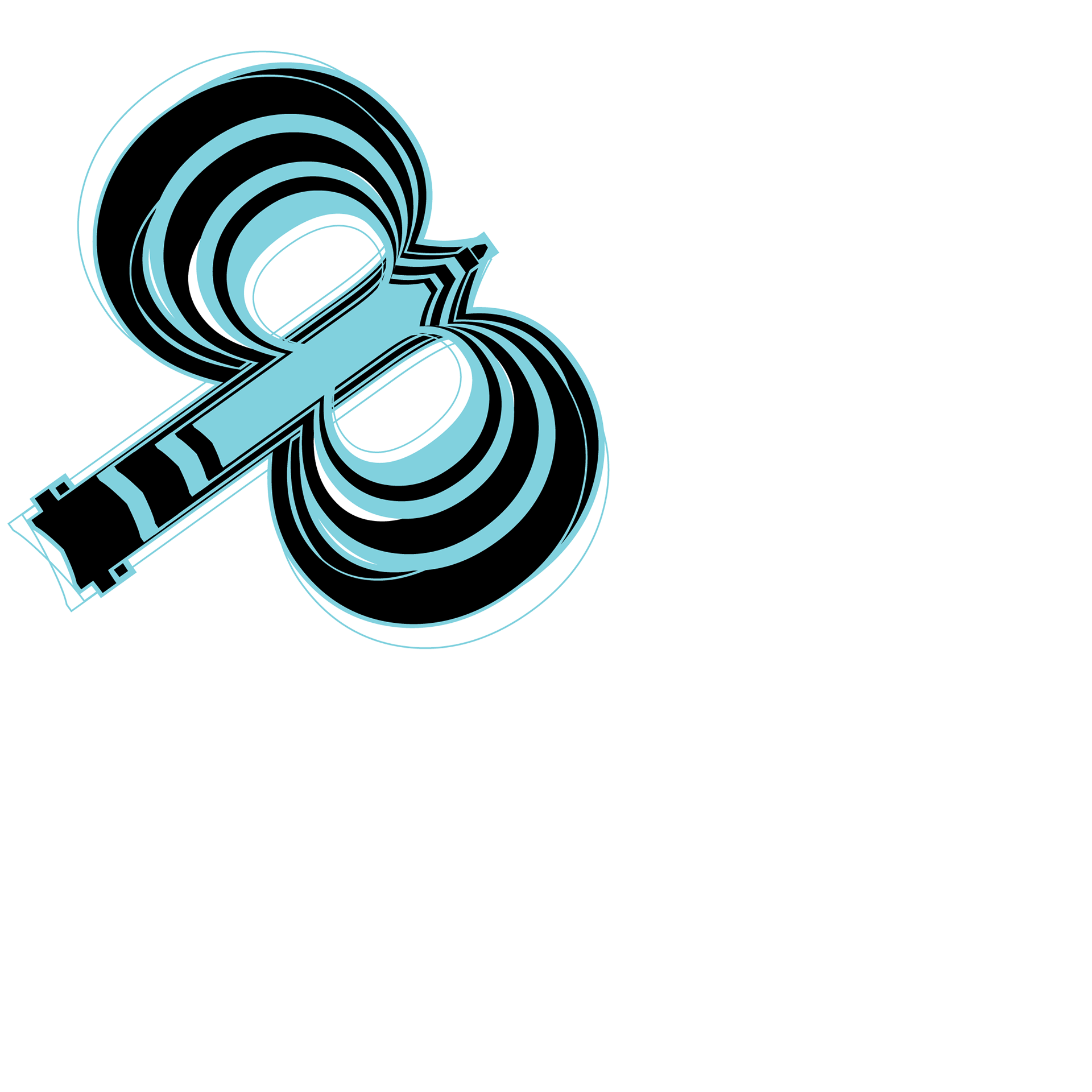 Bird created from Baskerville 'b'