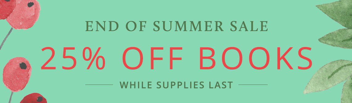 Chelsea Green Publishing's Summer Sales 2019 banner 25% Off Books (1140 x 335)