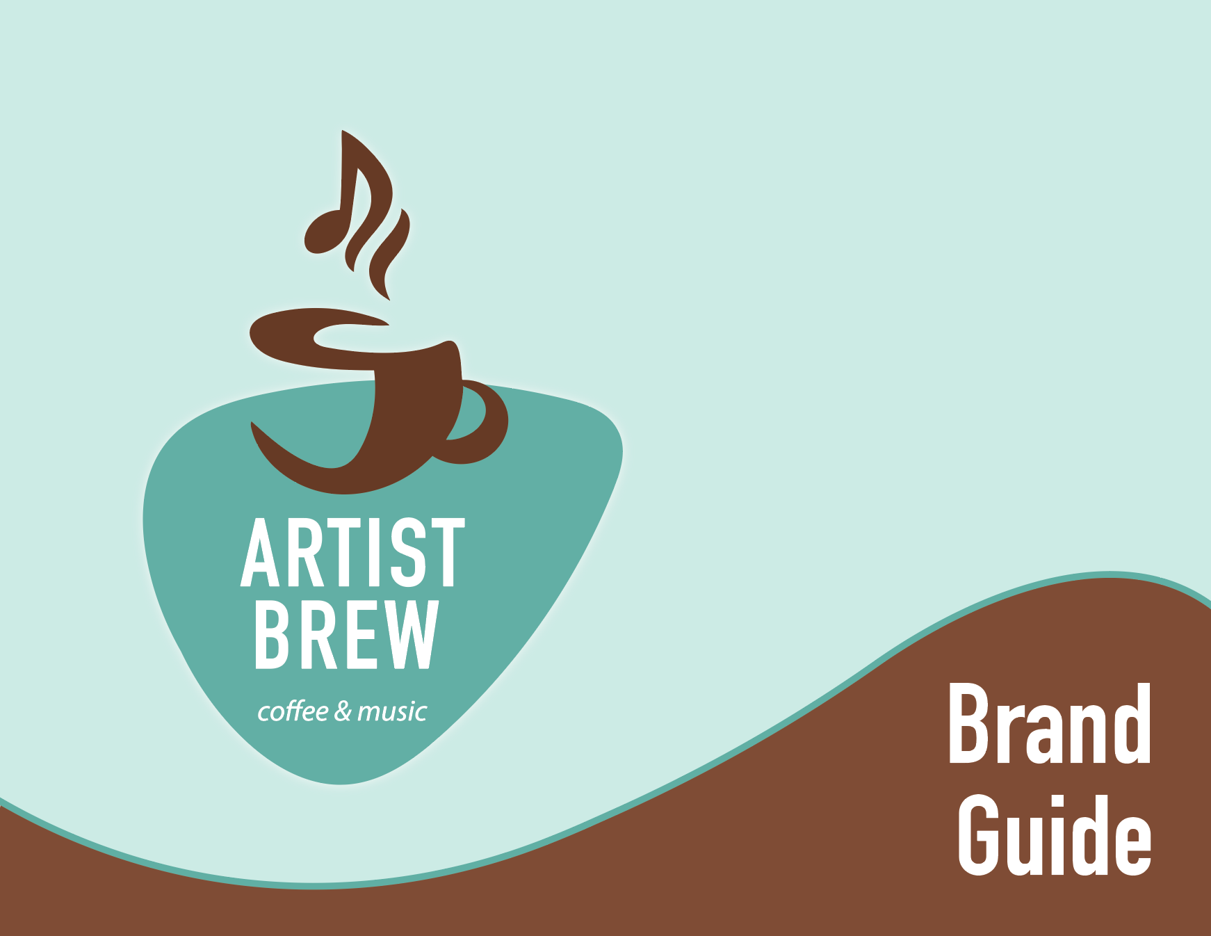 Artist Brew brand guide cover
