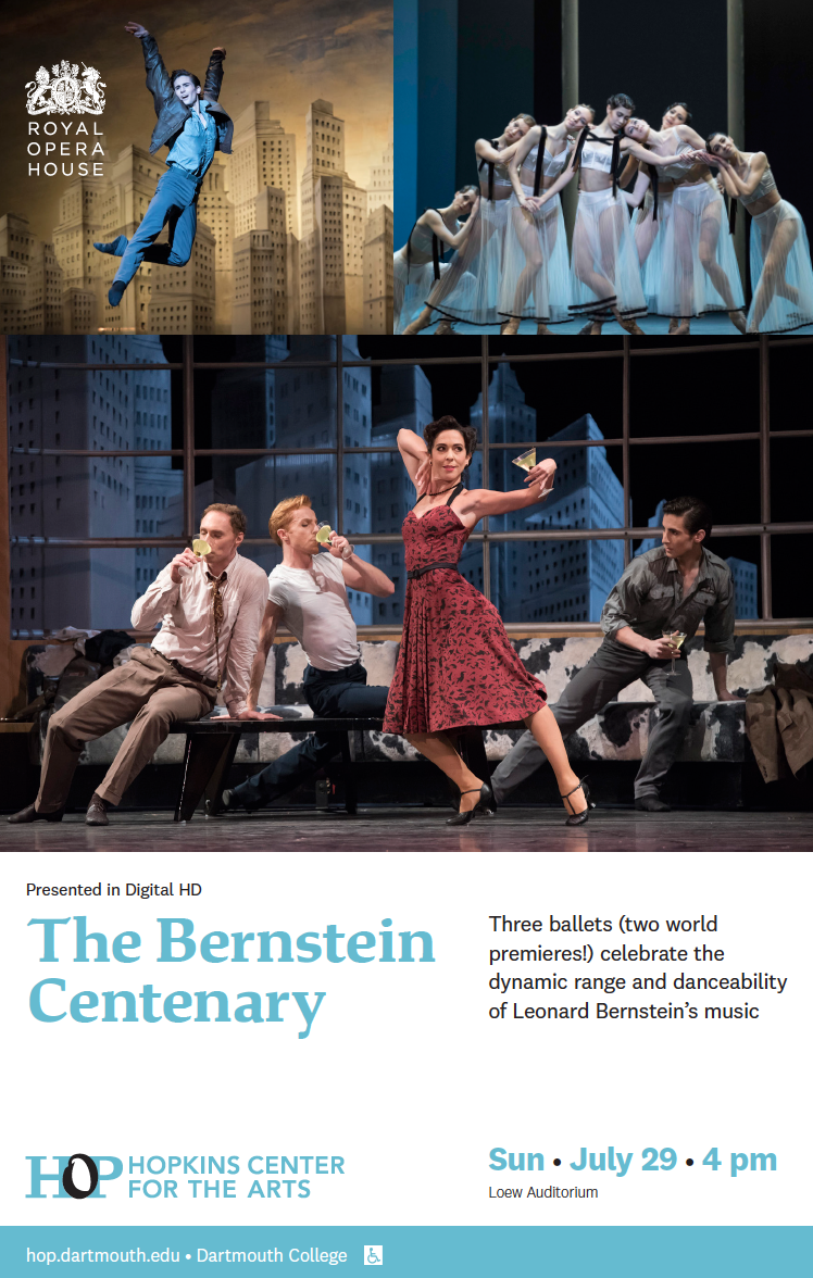 Hopkins Center for the Arts 'The Bernstein Centenary' Spaulding poster