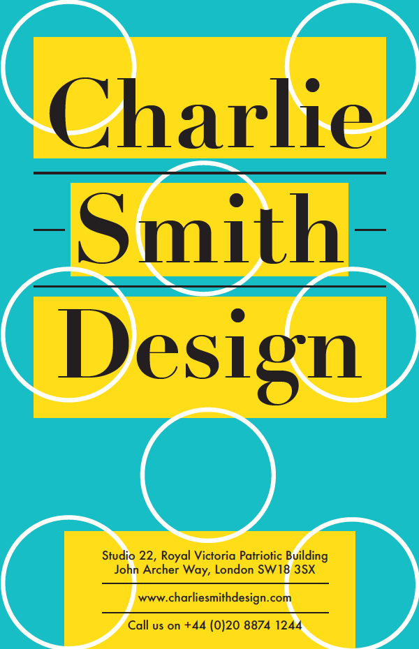 Charlie Smith Design rendition poster (collaboration)