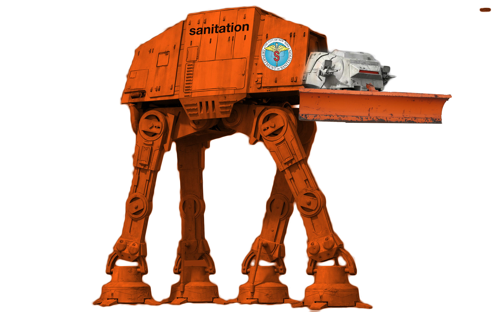 "We're supposed to get so much snow i think DSNY is renting those walker things from star wars"