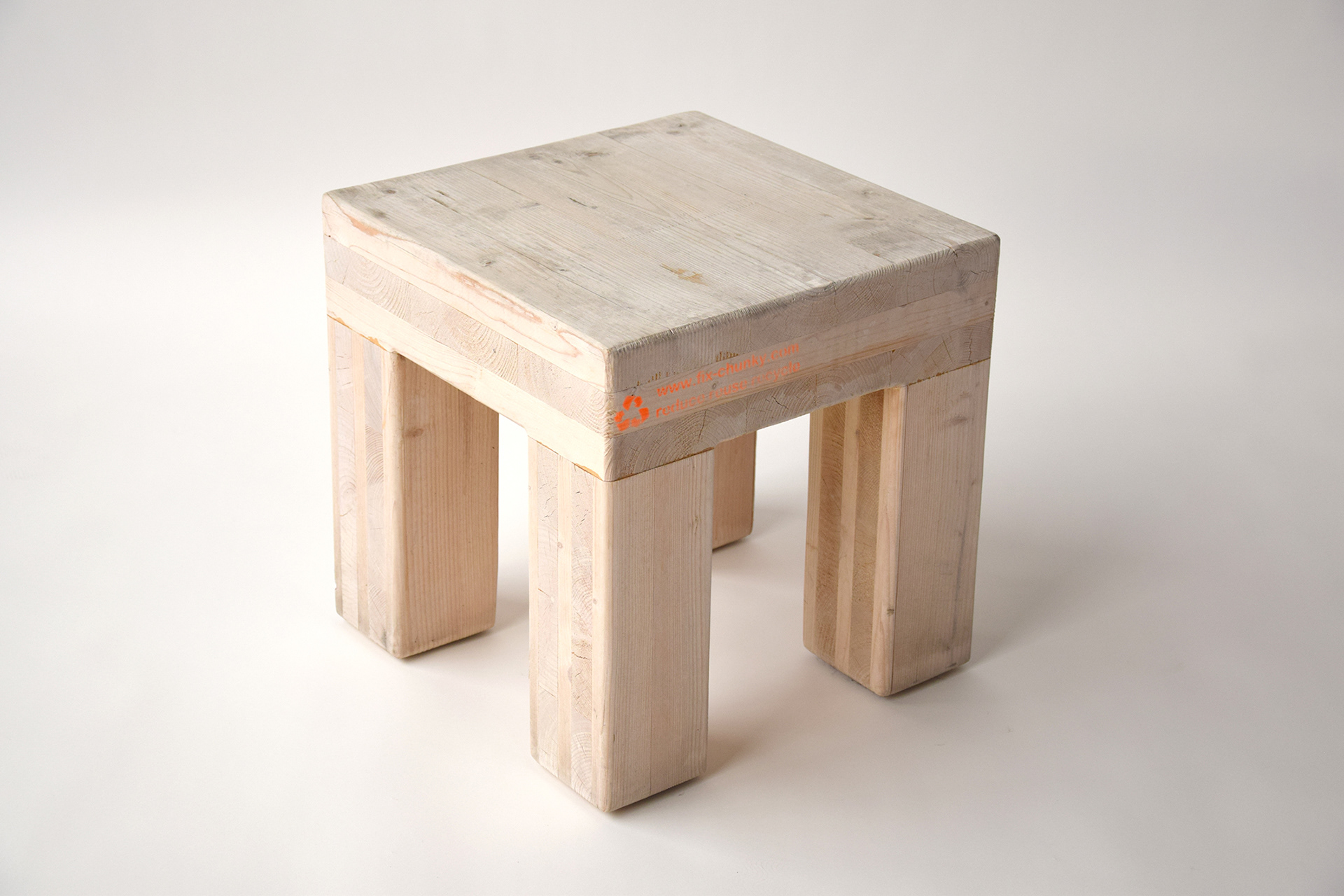 chunky small stool, beach boy