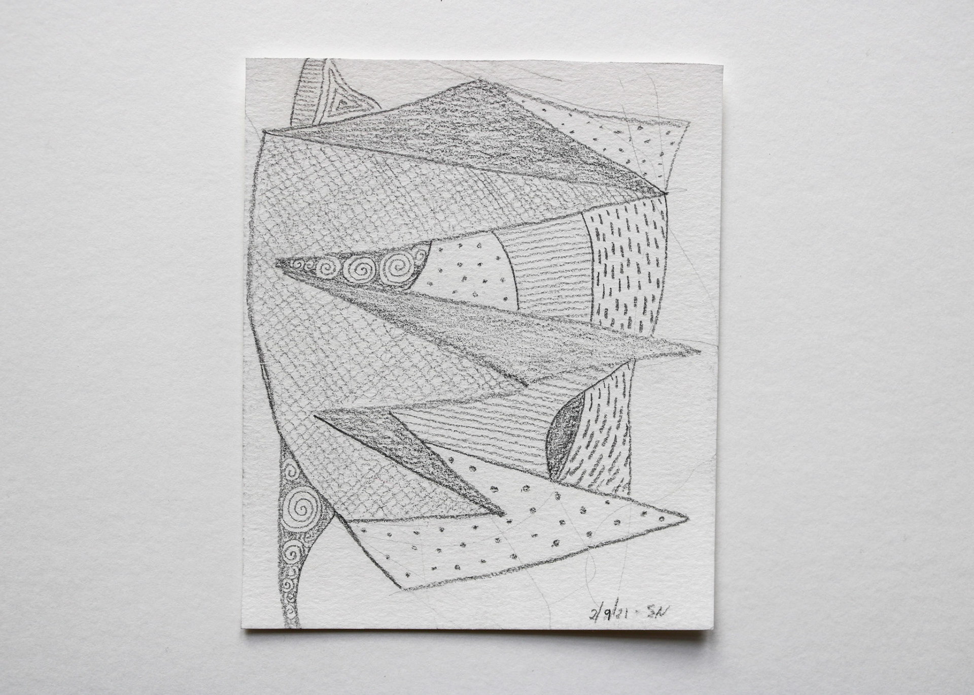 Charcoal on White Card Stock / 6 x 7 in / $60
