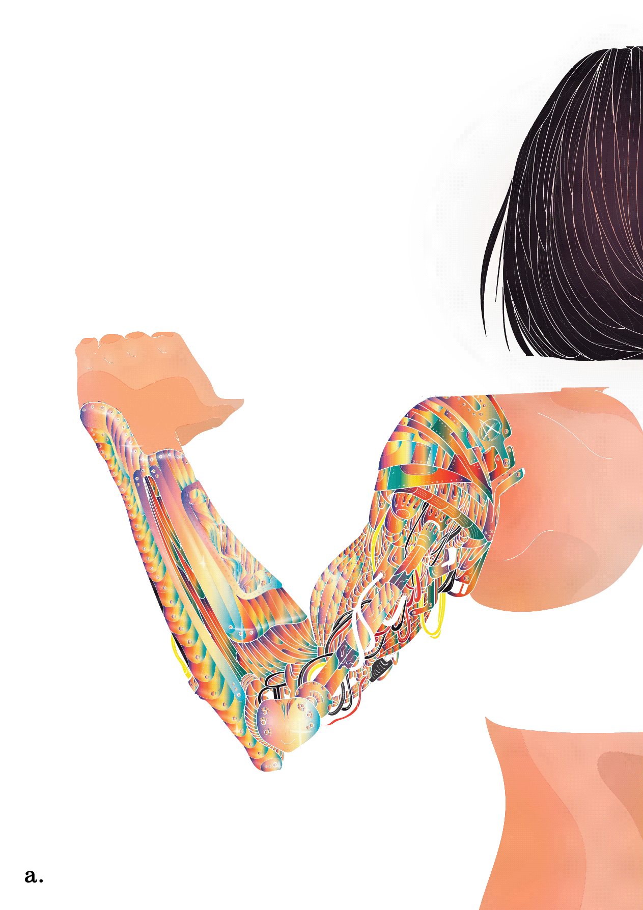 a.design - Illustration: Bionic arm