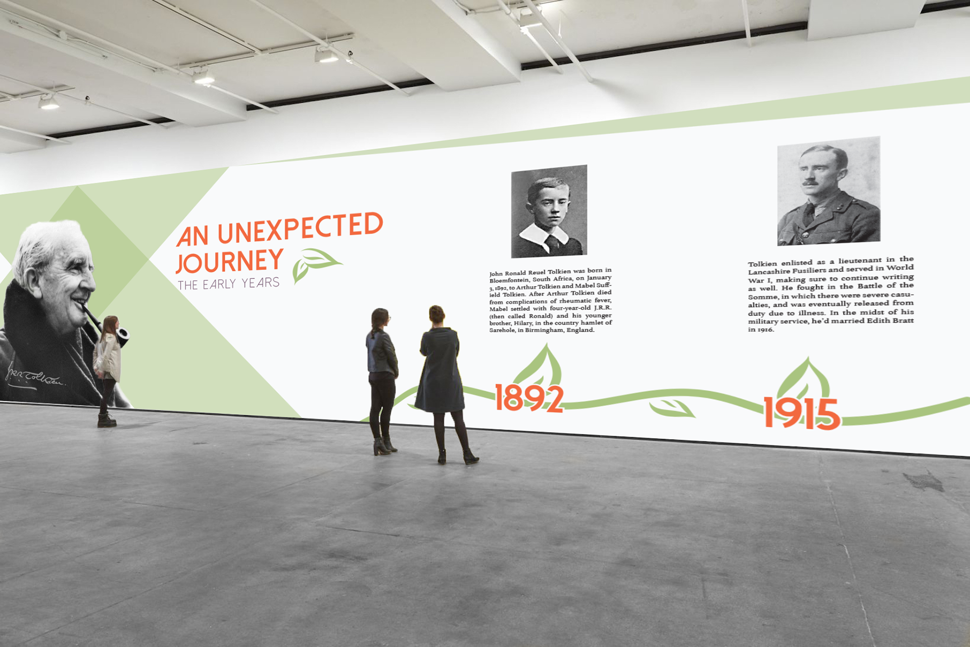 Interior wall one - Exhibit Entrance