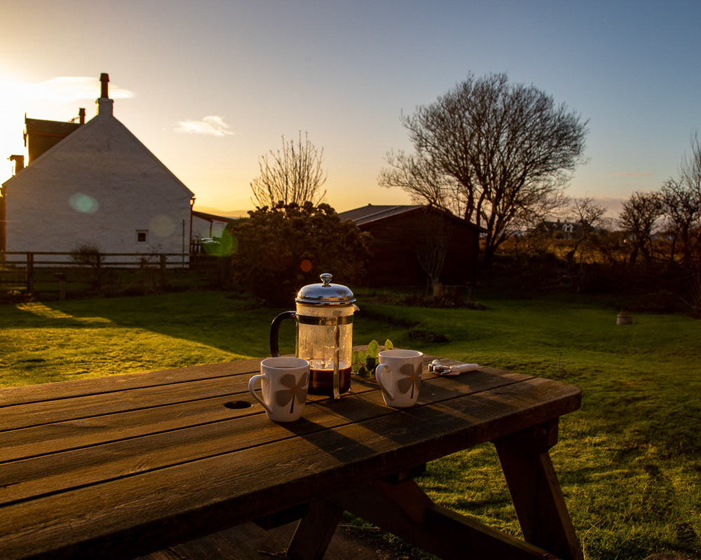 Coffee al-fresco