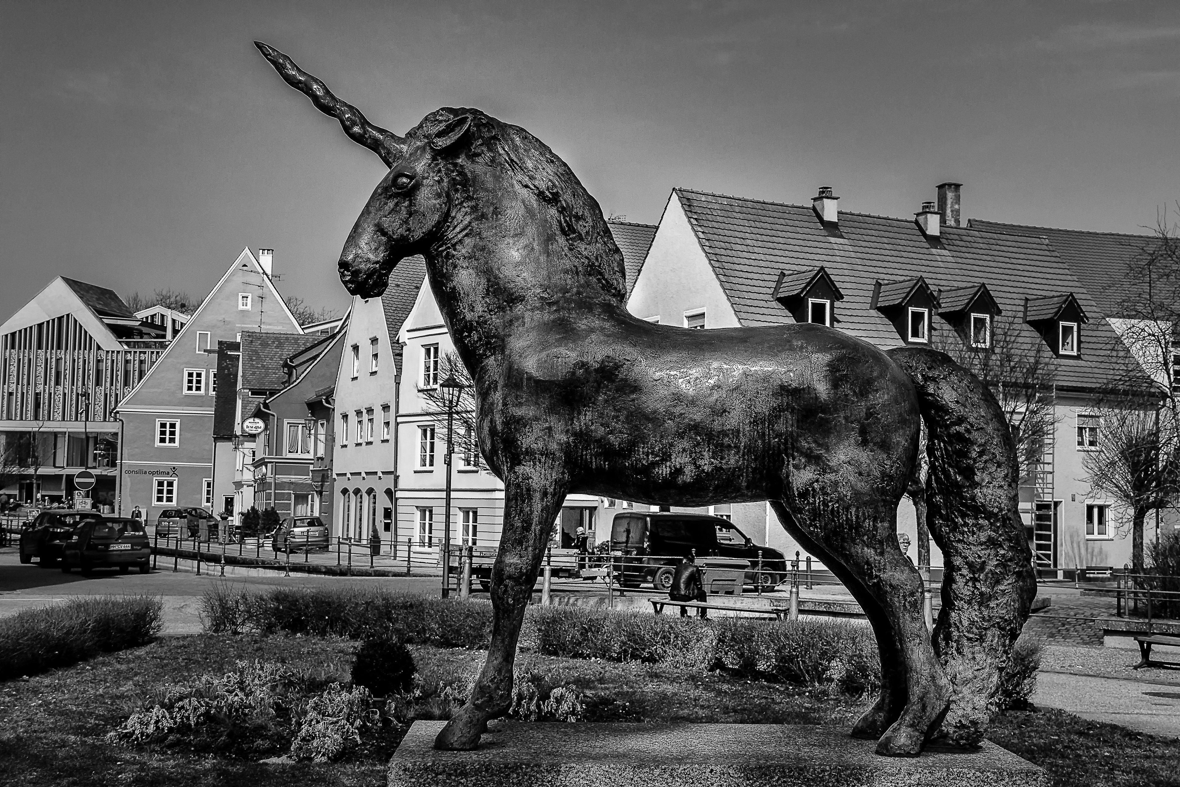 Einhorn an der Frauenkirche
