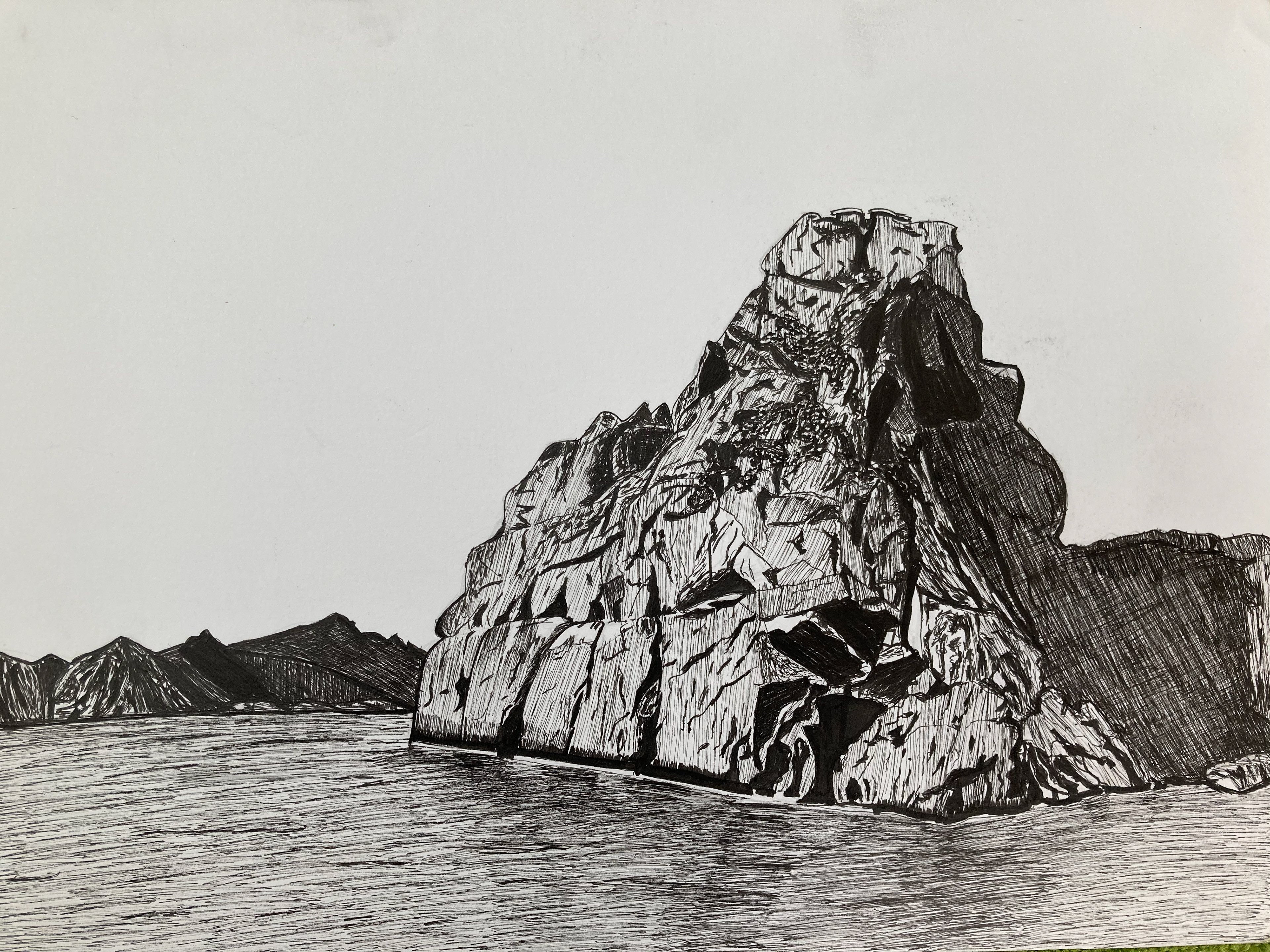 Pen and ink sketching