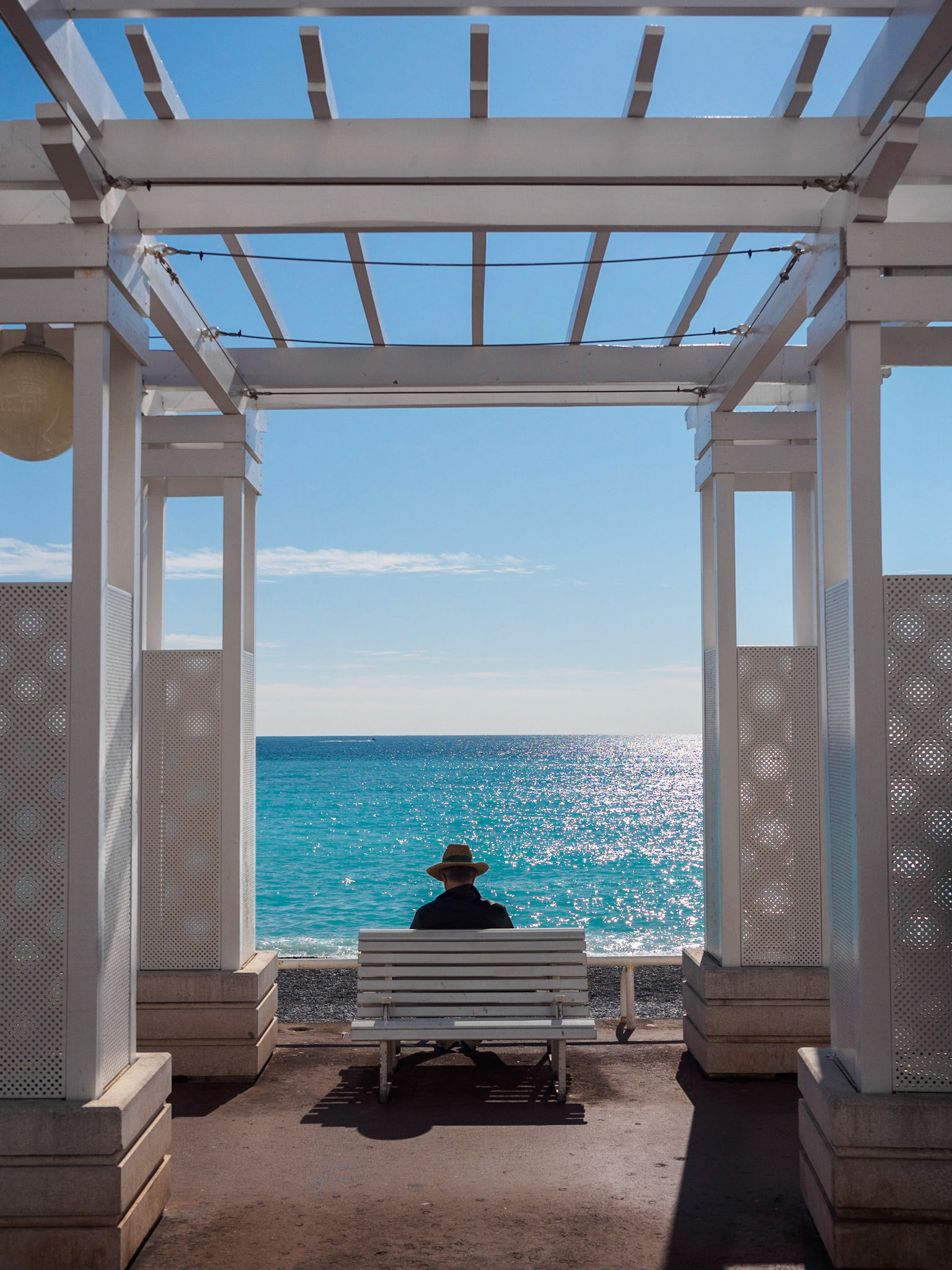 Strandszene in Nizza