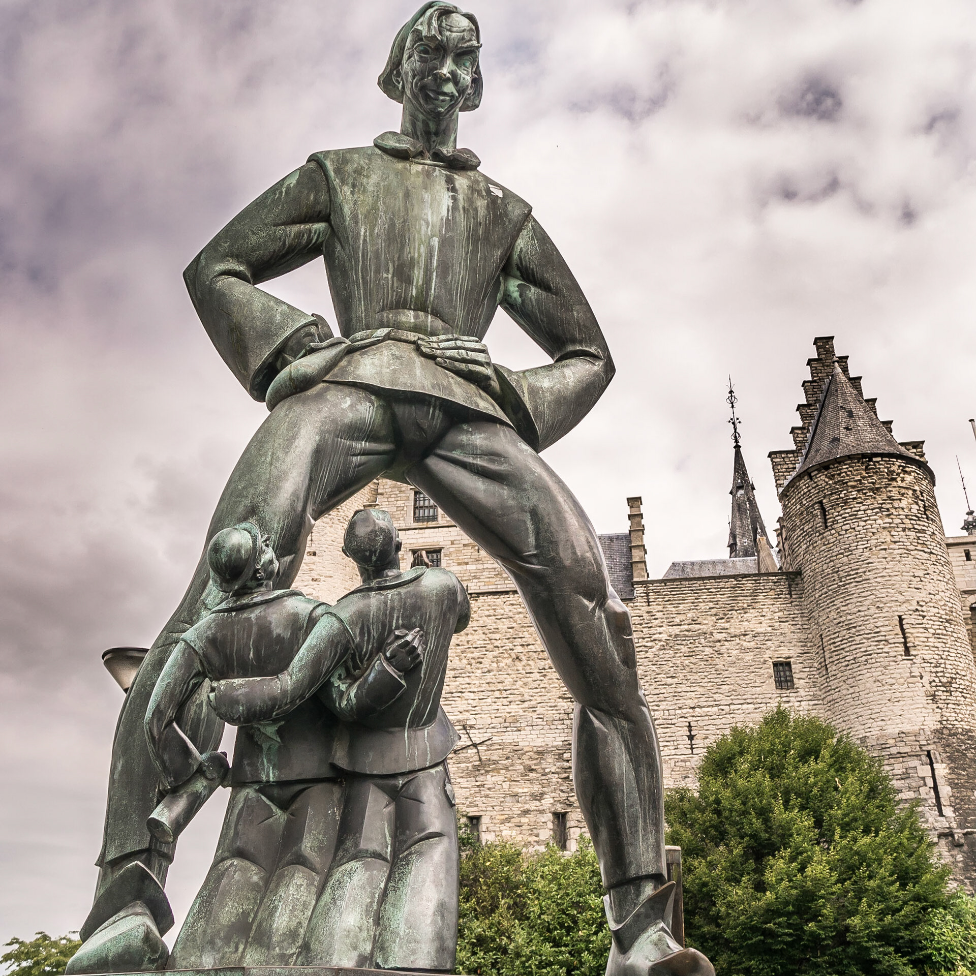 Ein Riese in Antwerpen