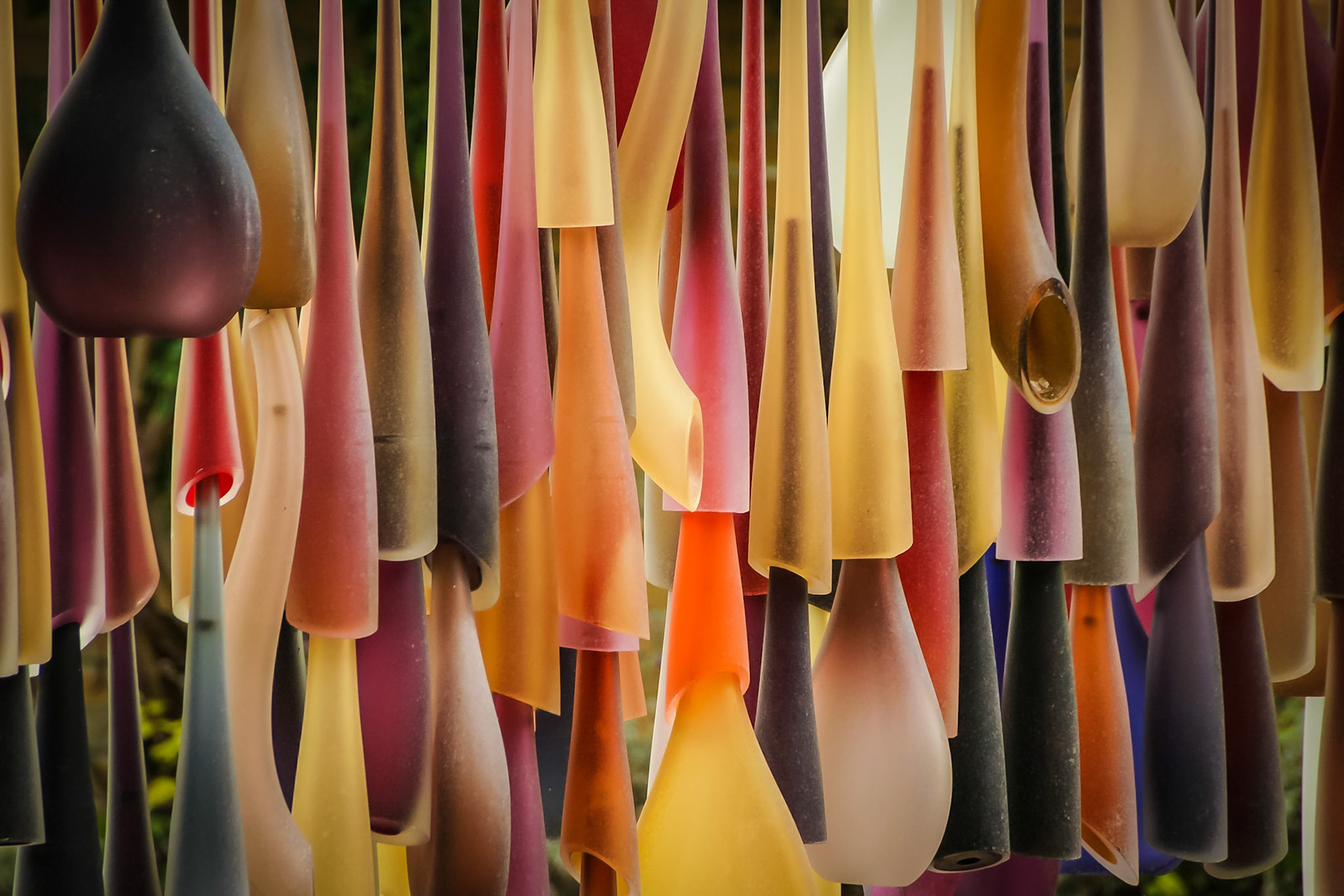 Abstrakte Glaskunst in Murano