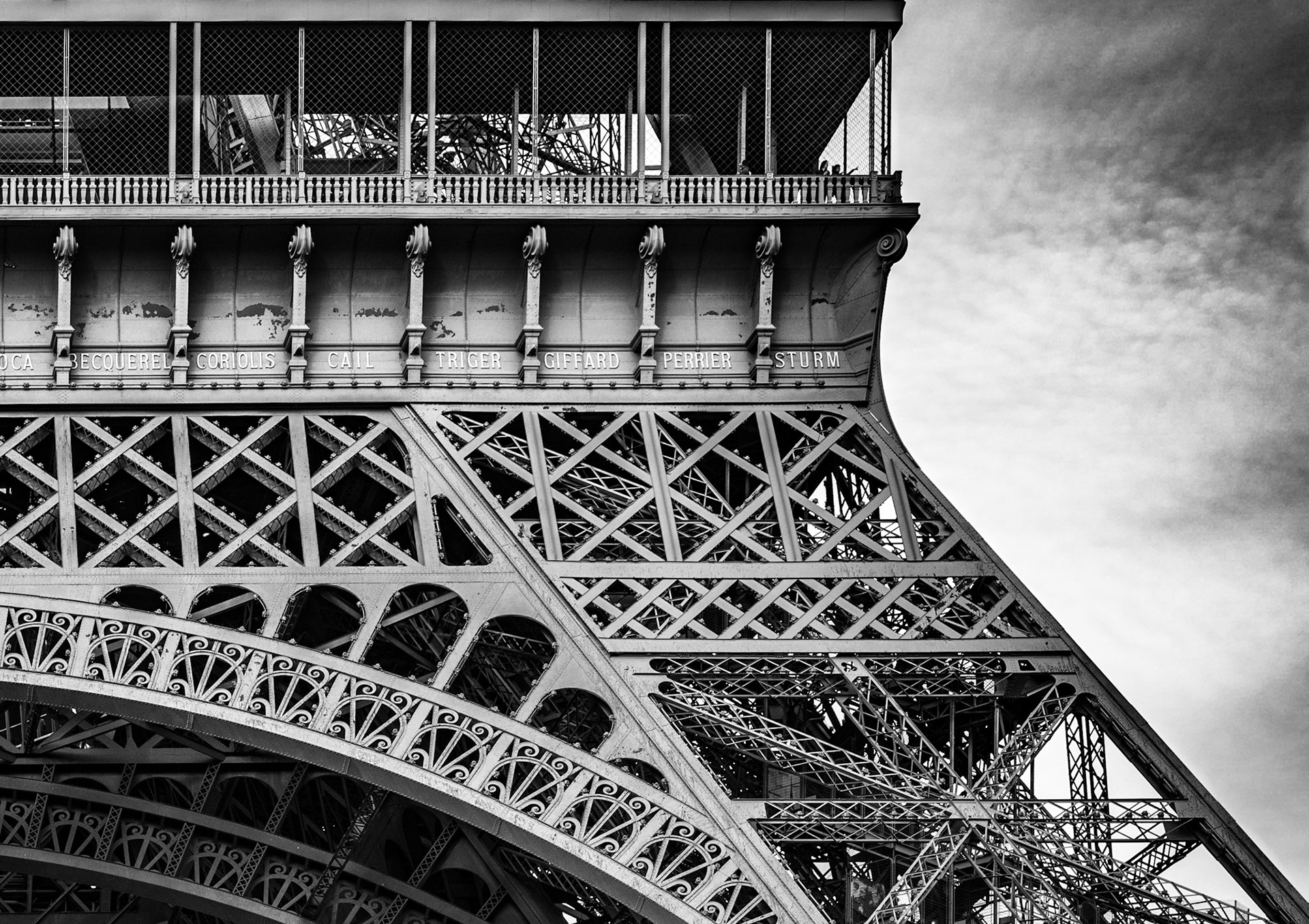 Detail am Eiffelturm