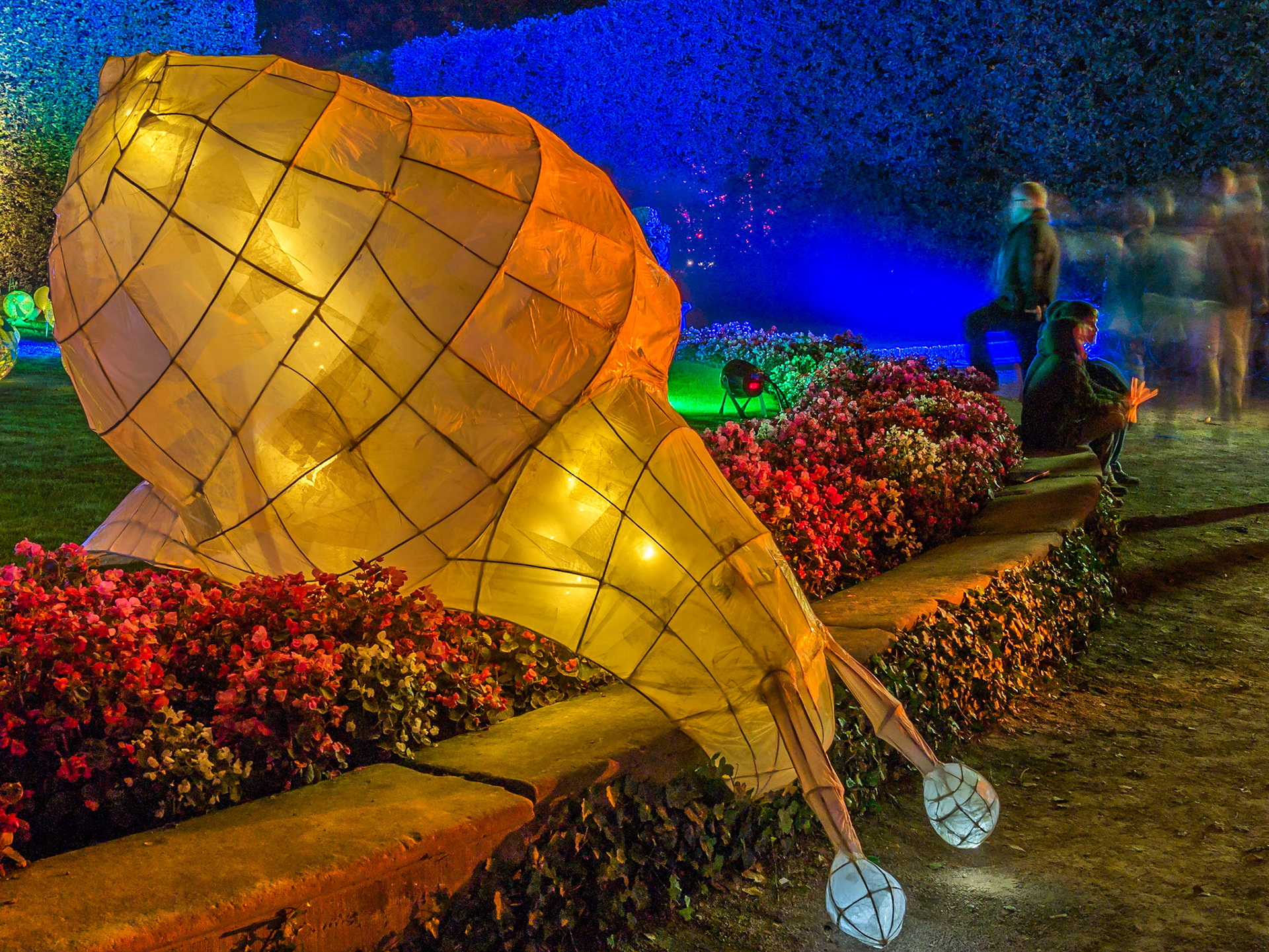 Illuminale im Palastgarten Trier