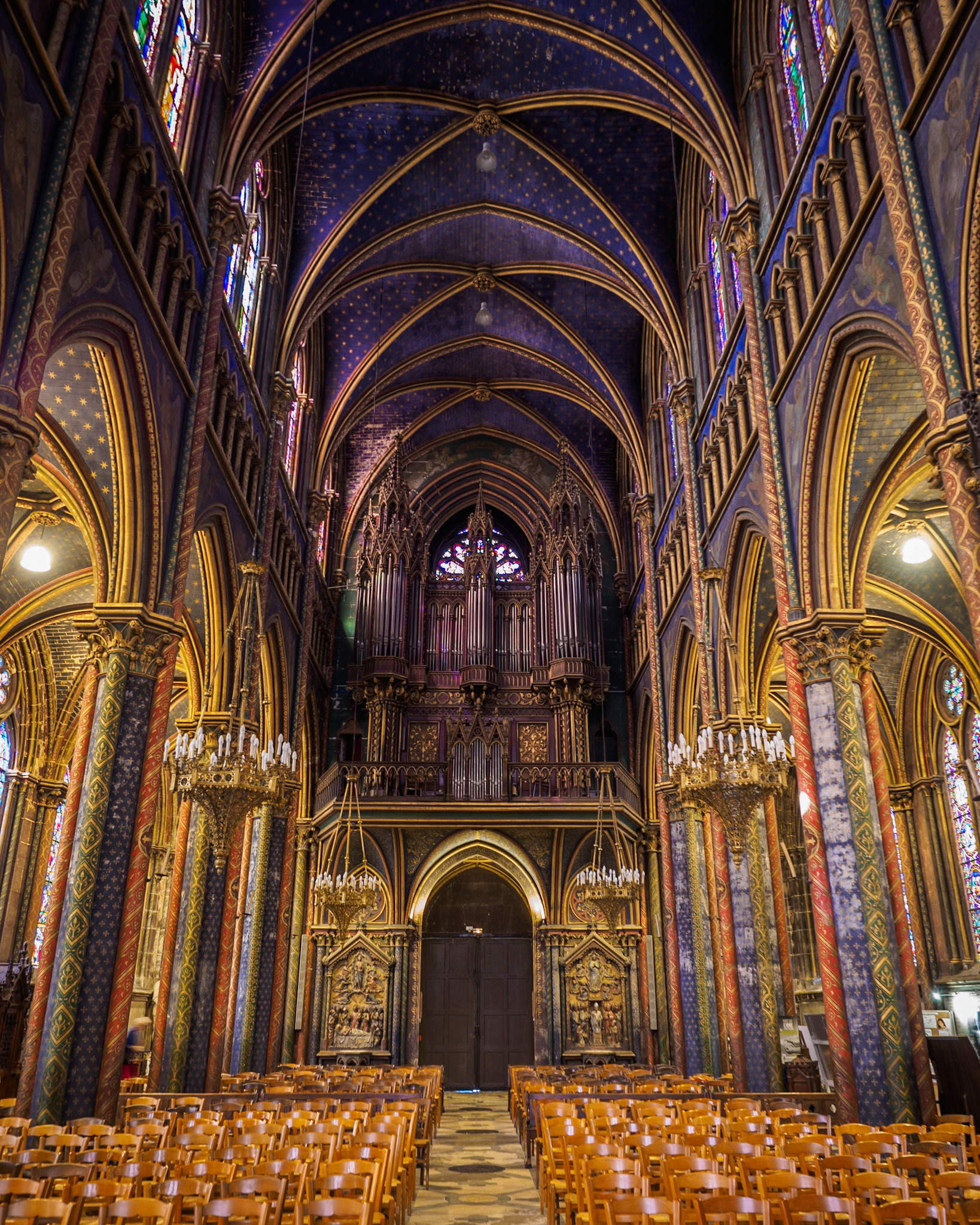 Ein Meer an Farben - die Kirche in Bonsecours