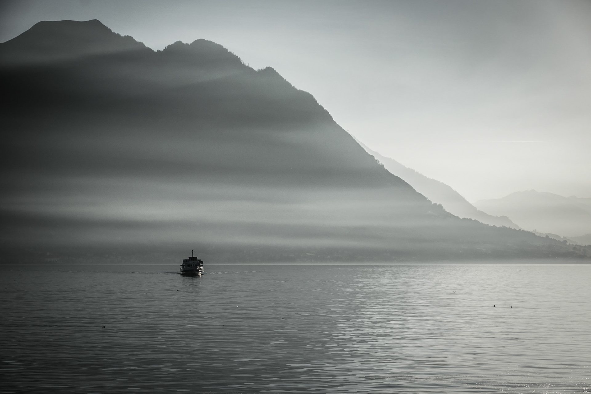 Auf dem Vierwaldstätter See am Nachmittag