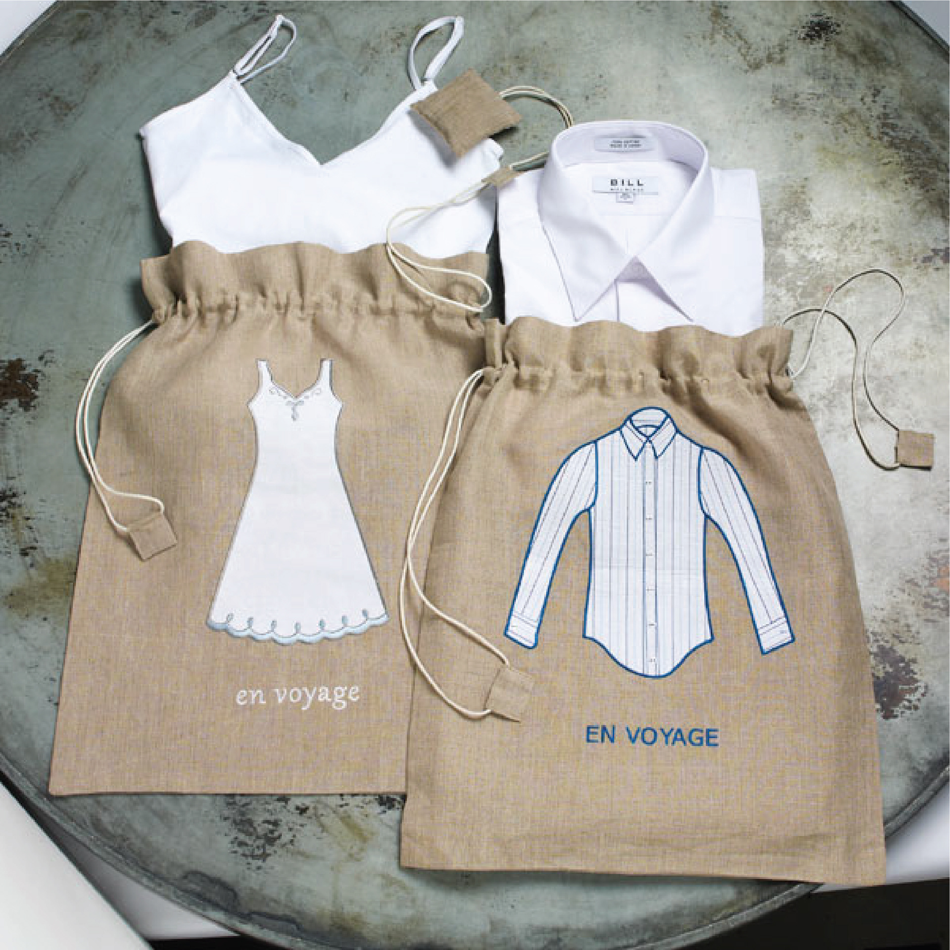 Travel Laundry Bags - Wisteria