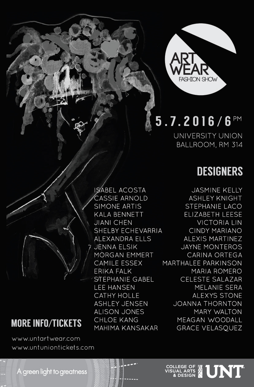 ArtWear Poster Design - illustration by Sara Bennack