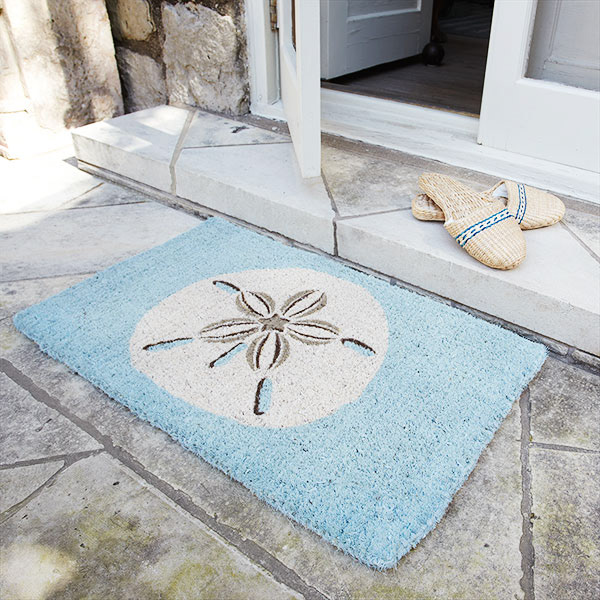 Sand Dollar Doormat - Wisteria