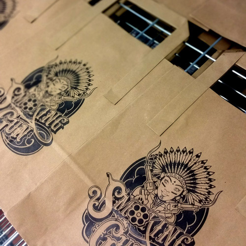 Smoking Gun branding - POS