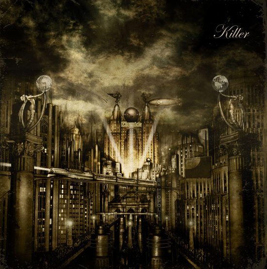 'Killer'. Album Insert Artwork. Client: Eldebrock