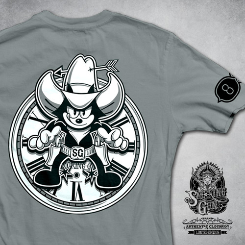 Smoking Gun branding - garment design & print