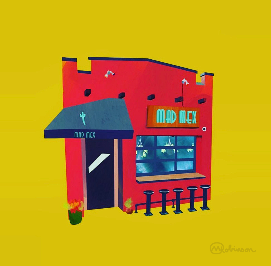 "Mad Mex, Oakland" is a spot I love eating at and I walked by everyday during my commute to my previous office.