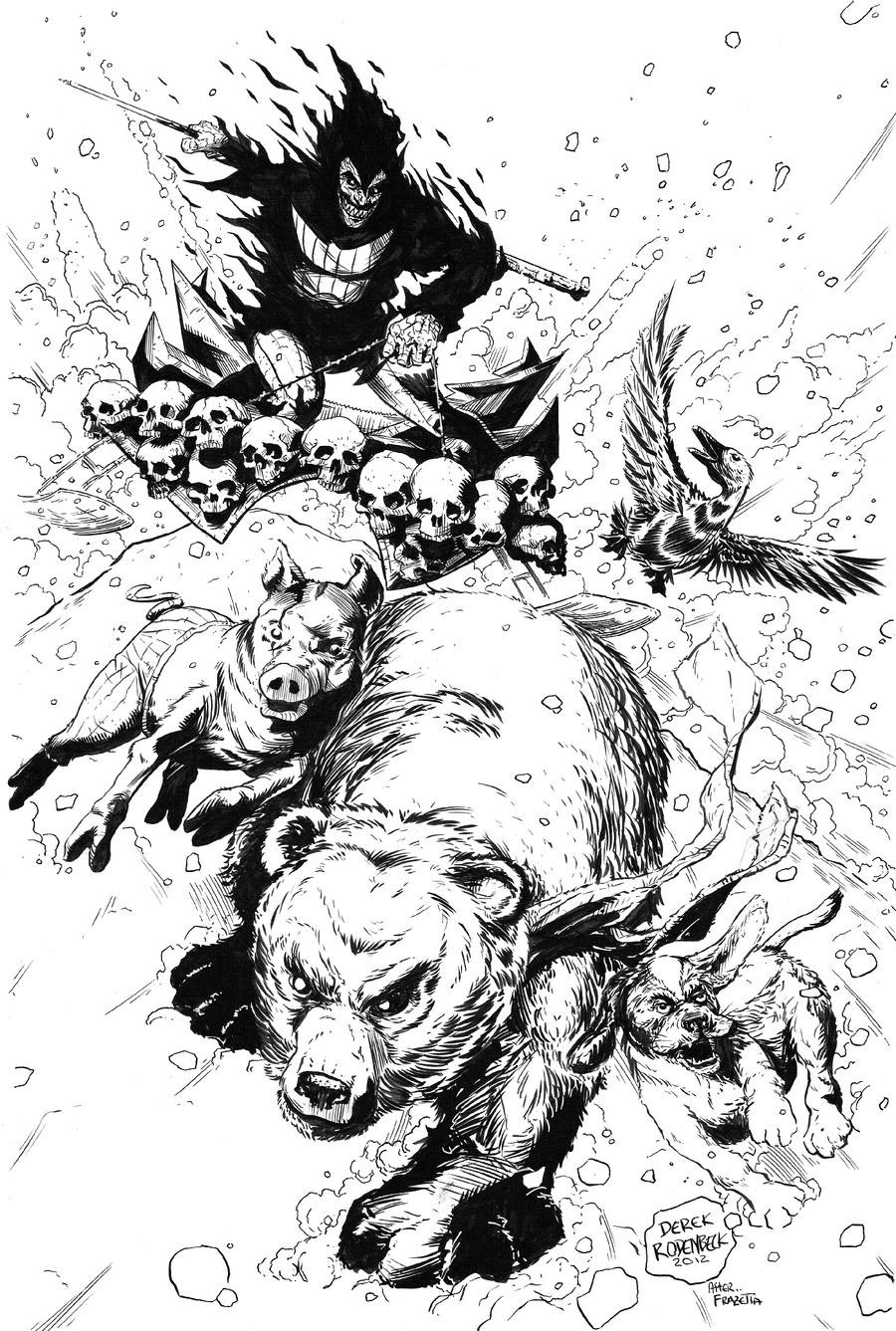 Stuff of Legand – Ink art by Derek Rodenbeck derekro