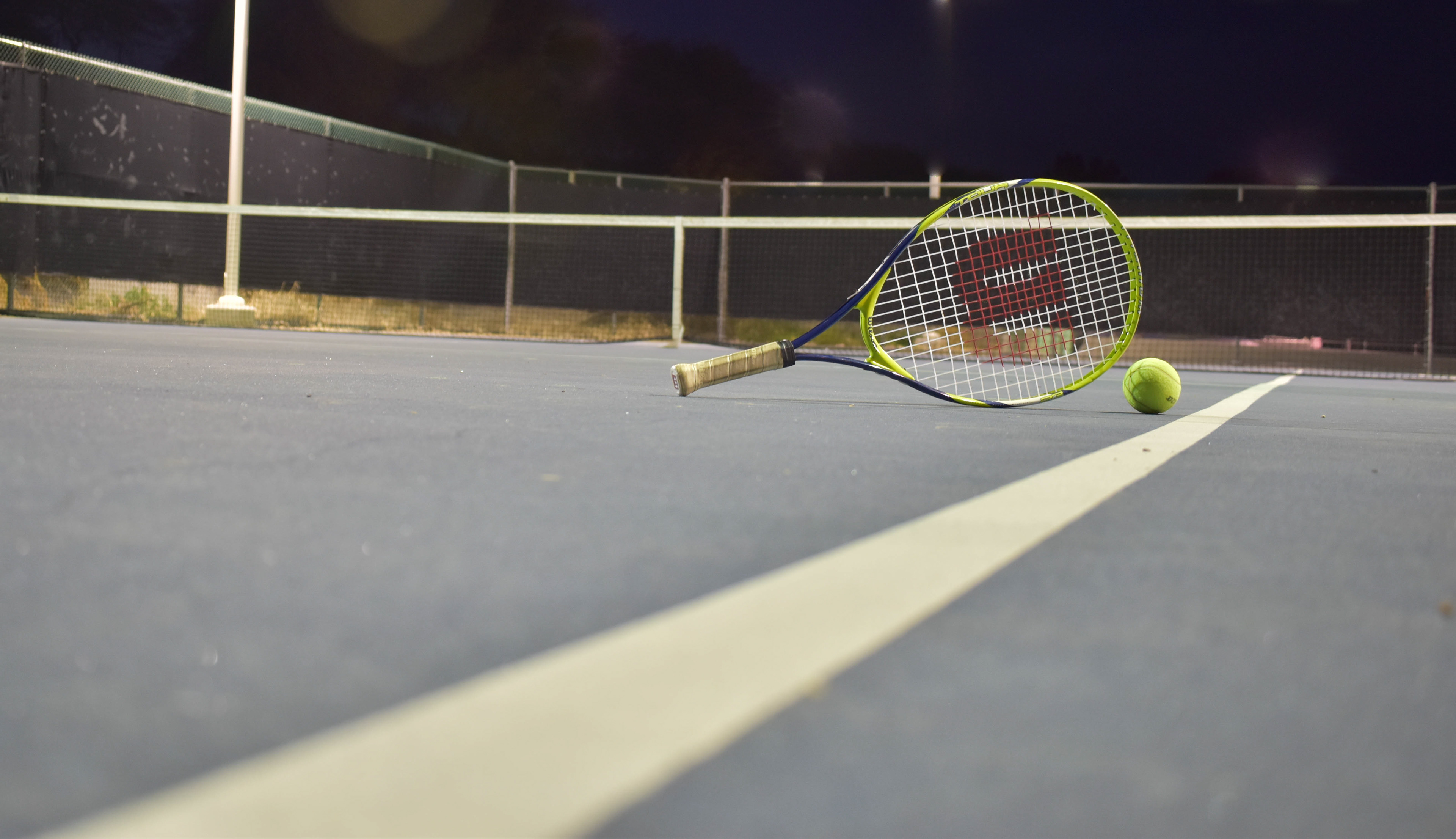 Leading Line to racket