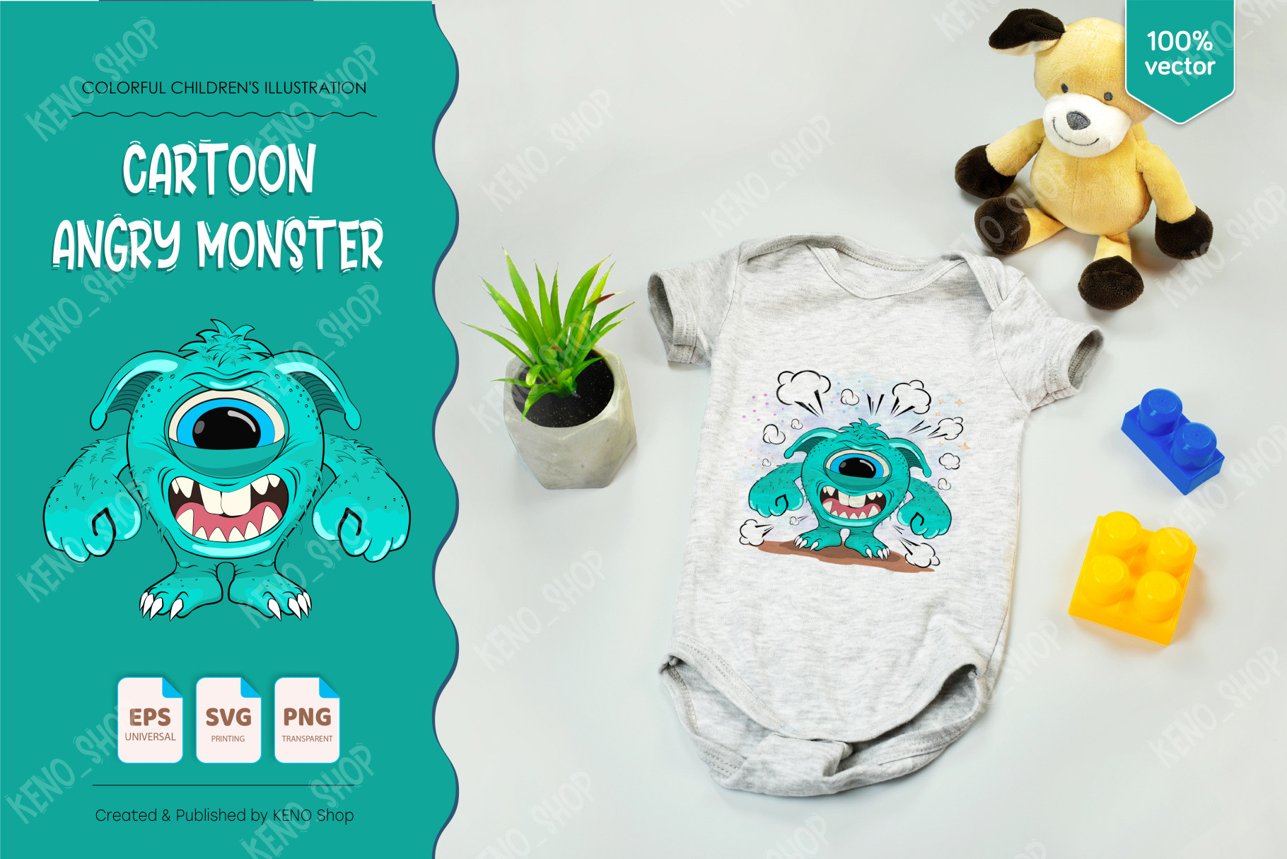 Andrey KENO - Cartoon One Eyed Monster