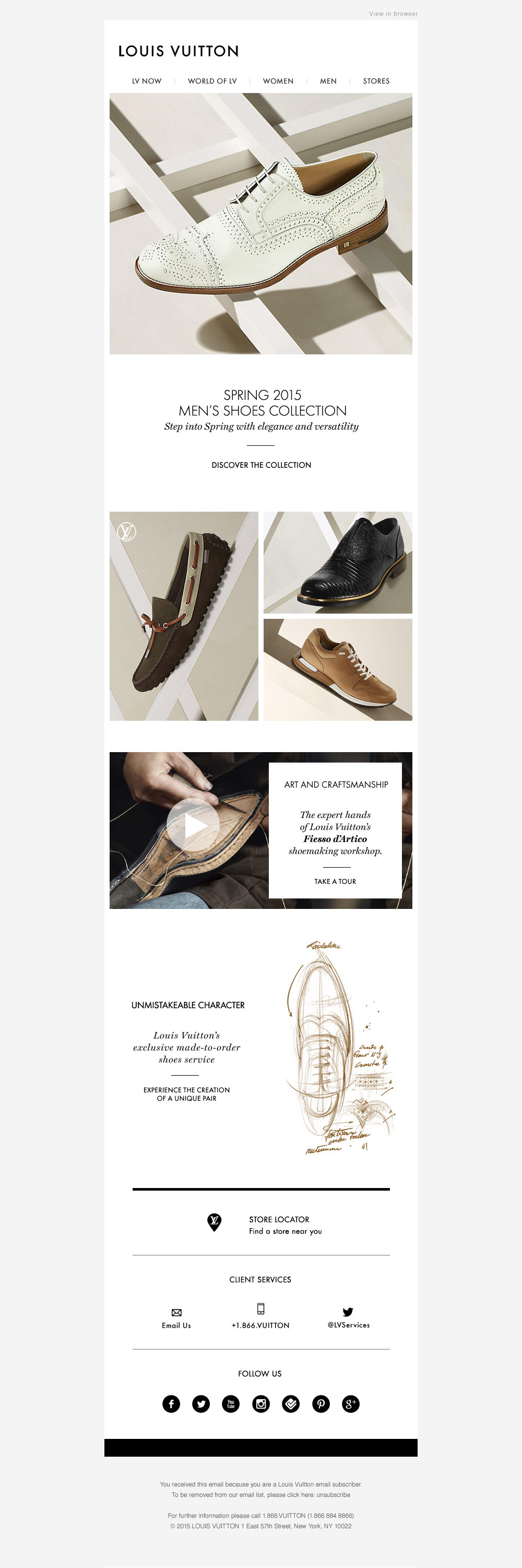 George Gozum - Louis Vuitton Email Redesign