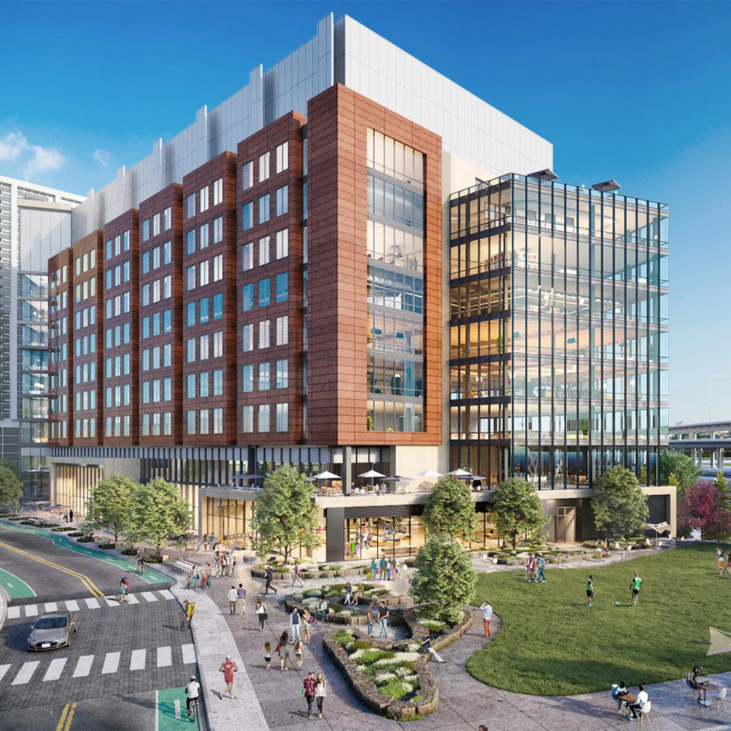 250 Water Street (C&S completion estimated 2022) is a 430,000 sqft life-science complex including retail, office, and laboratory spaces. My role on the executive architecture team includes design development, construction documentation, and construction administration.