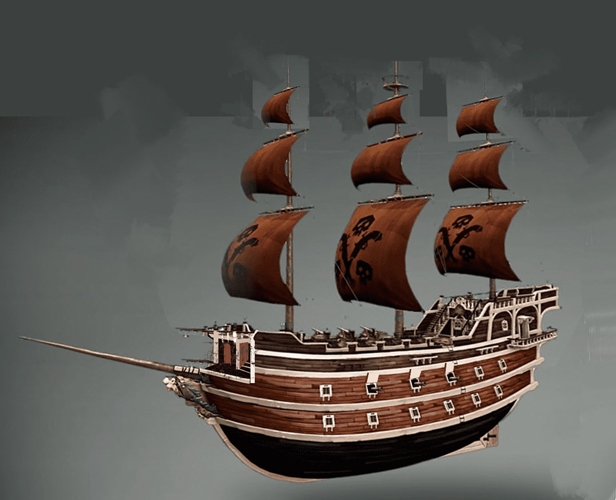 Галеон корабль Sea of Thieves