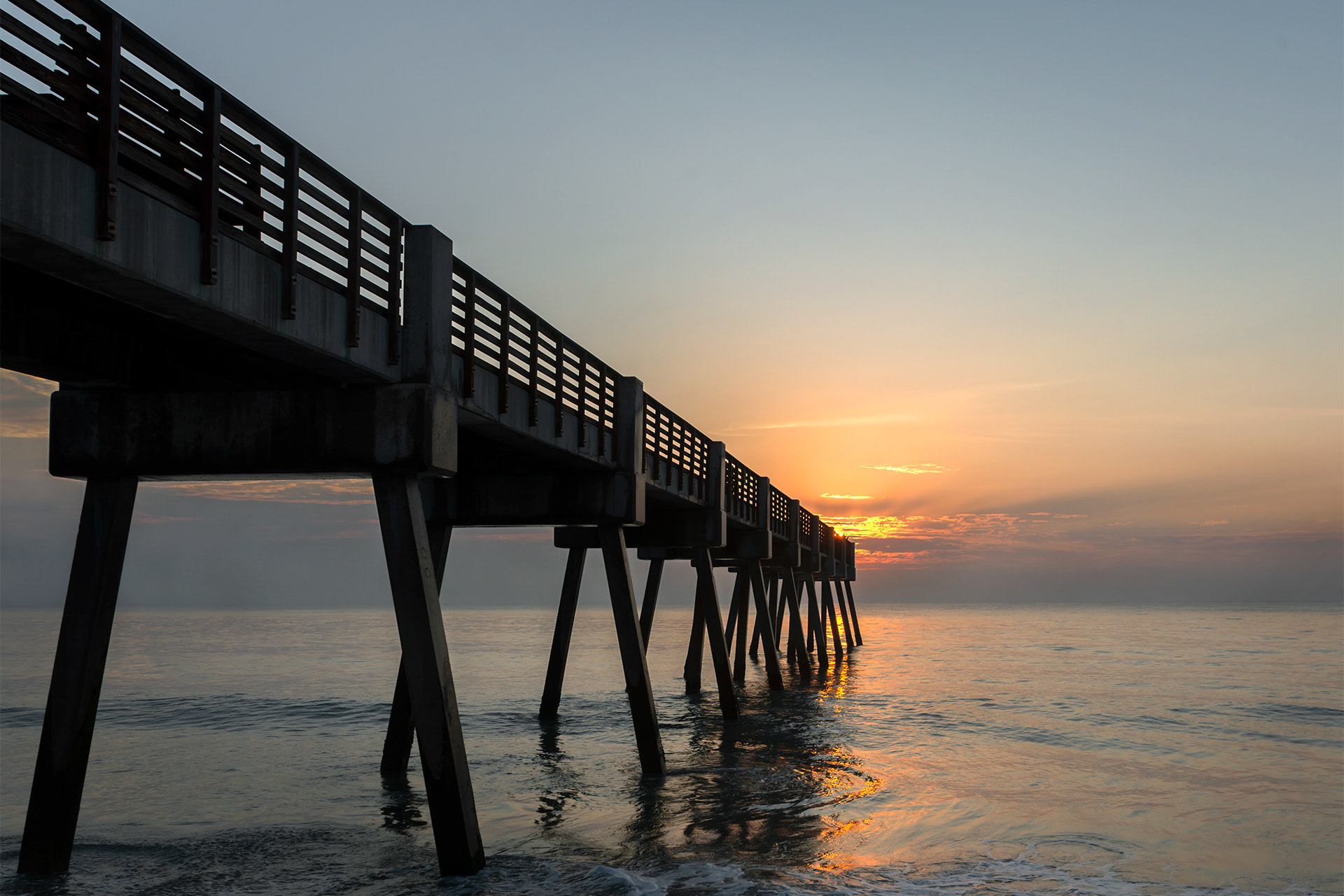 Pier sunrise