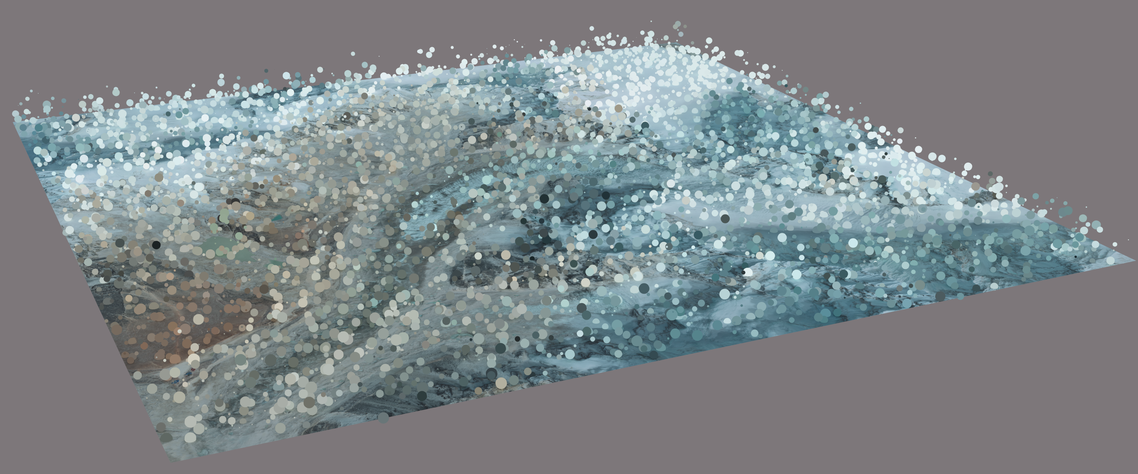 Particle system using instancing