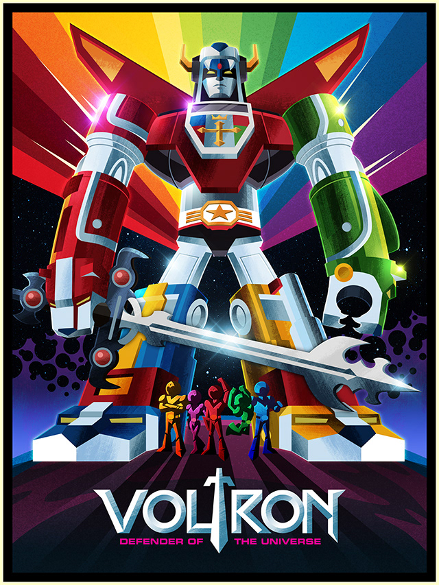 Signalnoise :: The Work of James White - Voltron: Poster