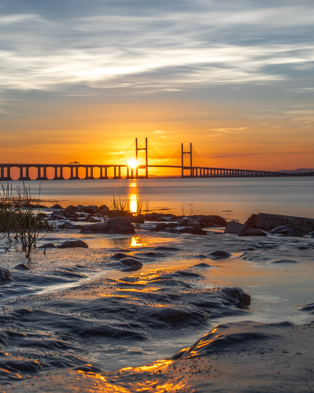 sunset at severn beach
