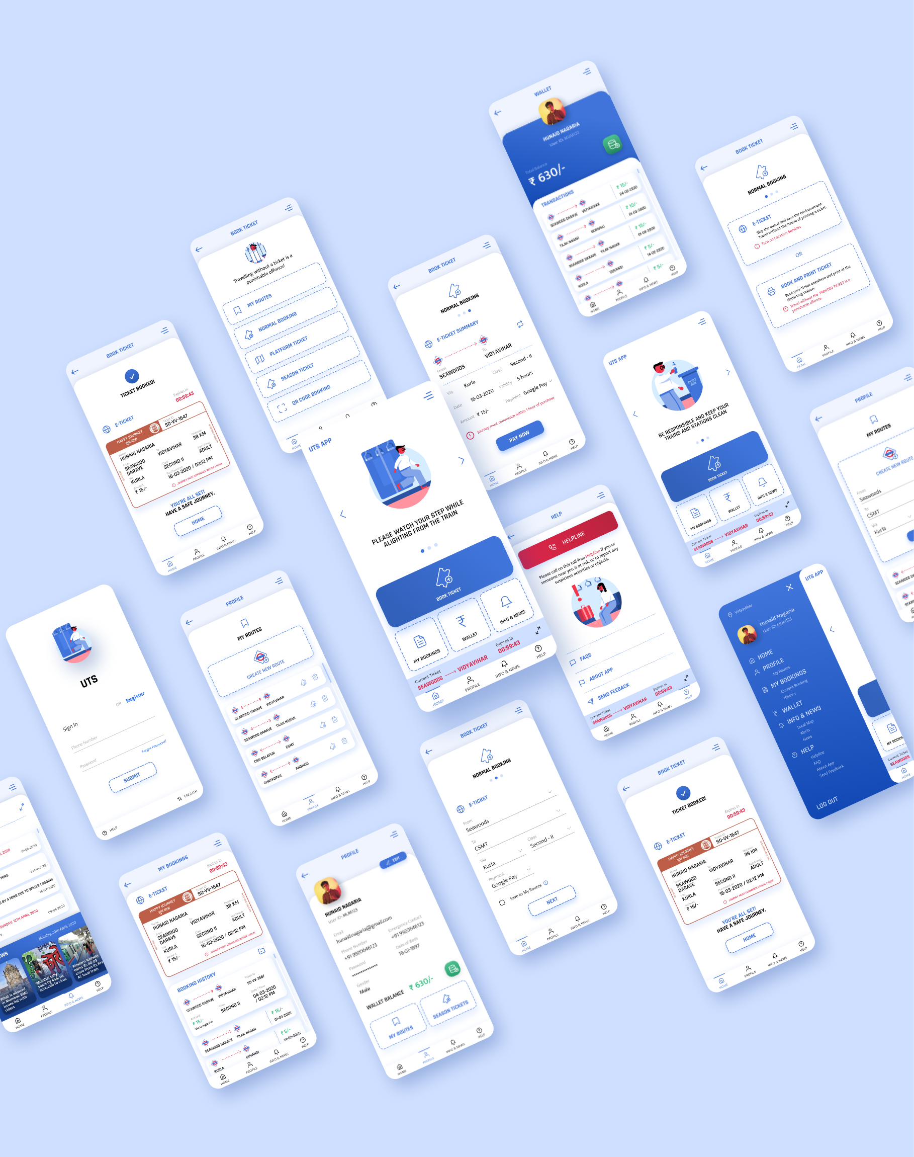 Hunaid Nagaria UTS Mobile App UI/UX Redesign