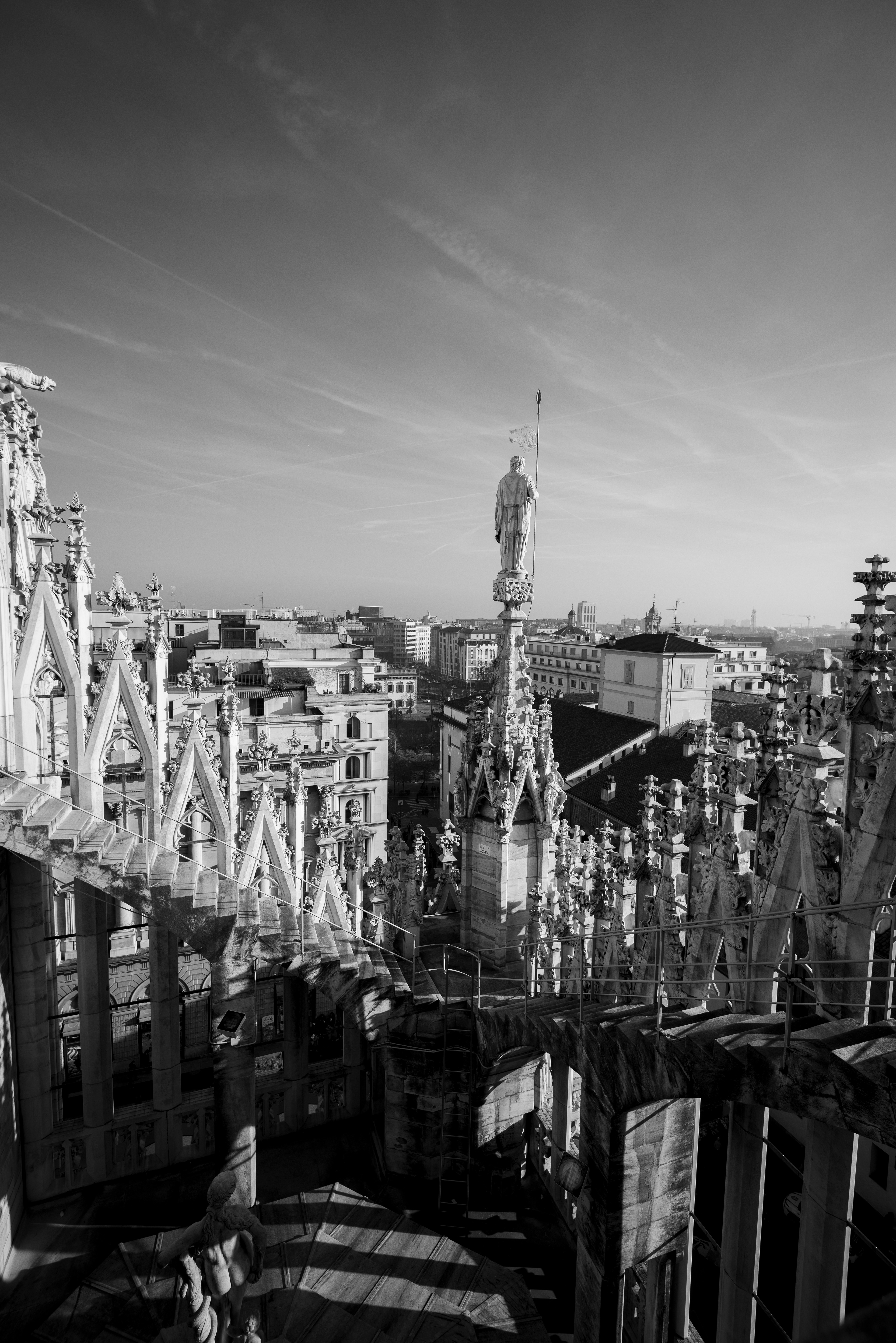 Terrasses de la cathédrale de Milan