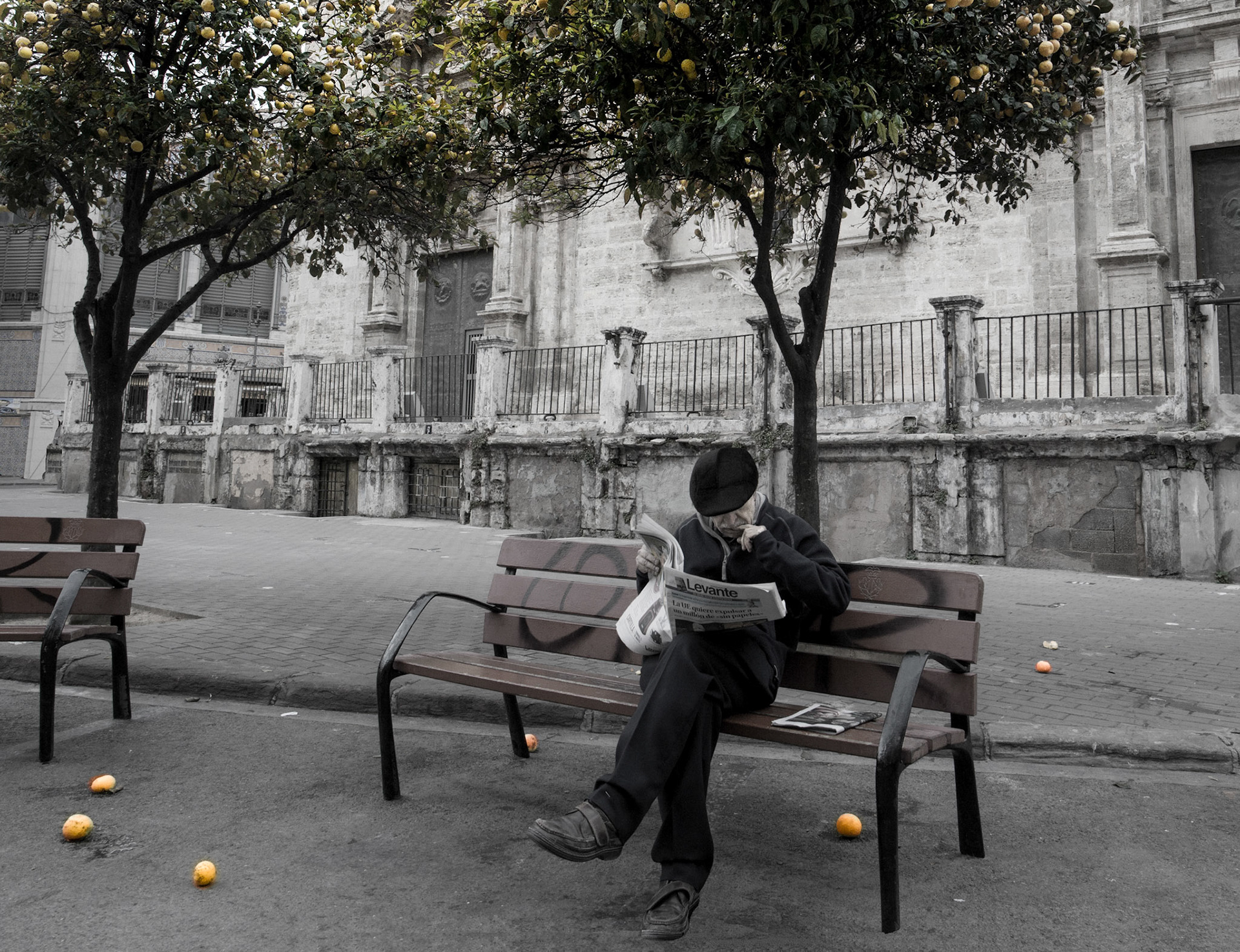 read the #levante at the Central marked of Valencia