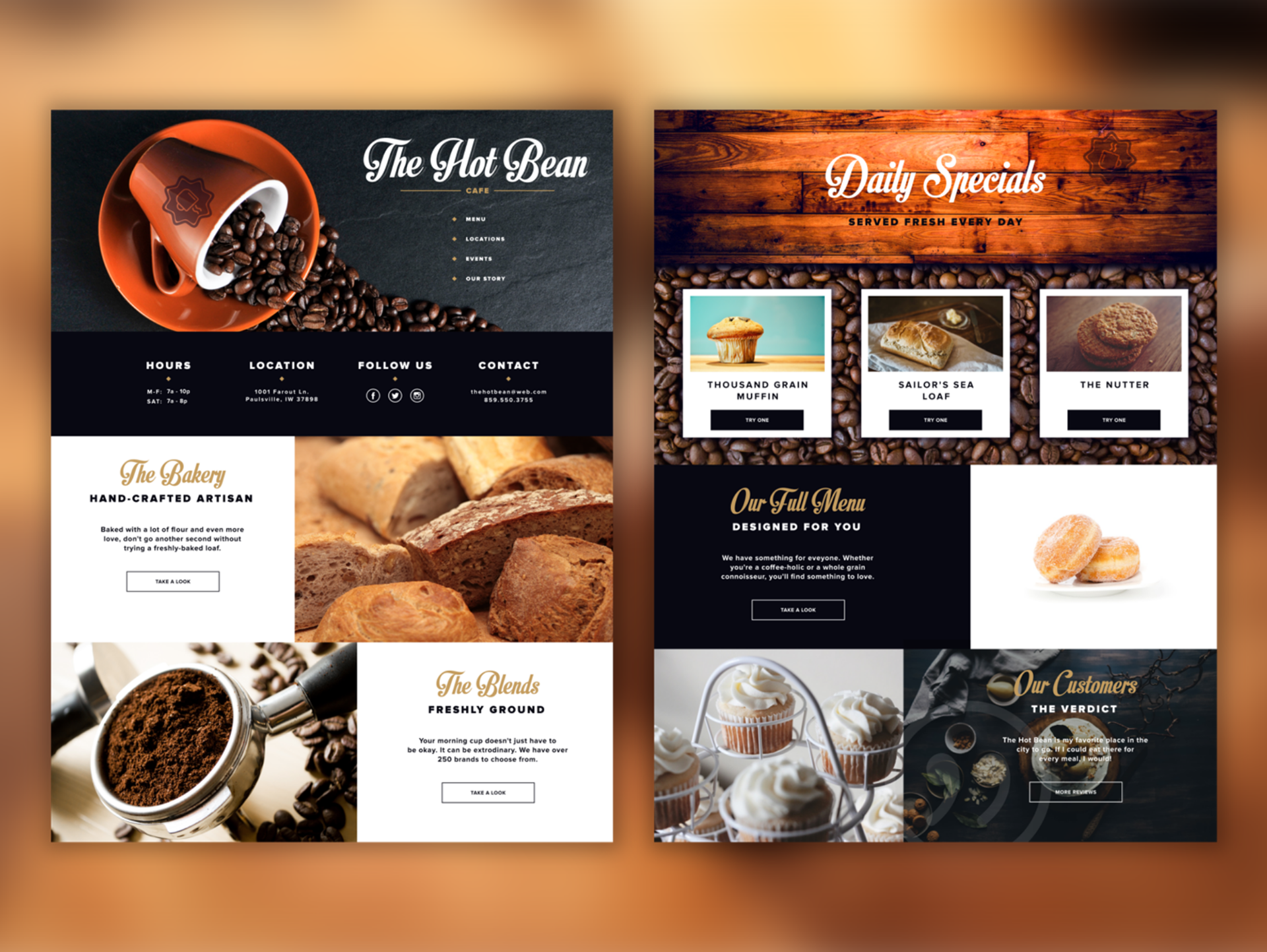 Coffee Shop Website
