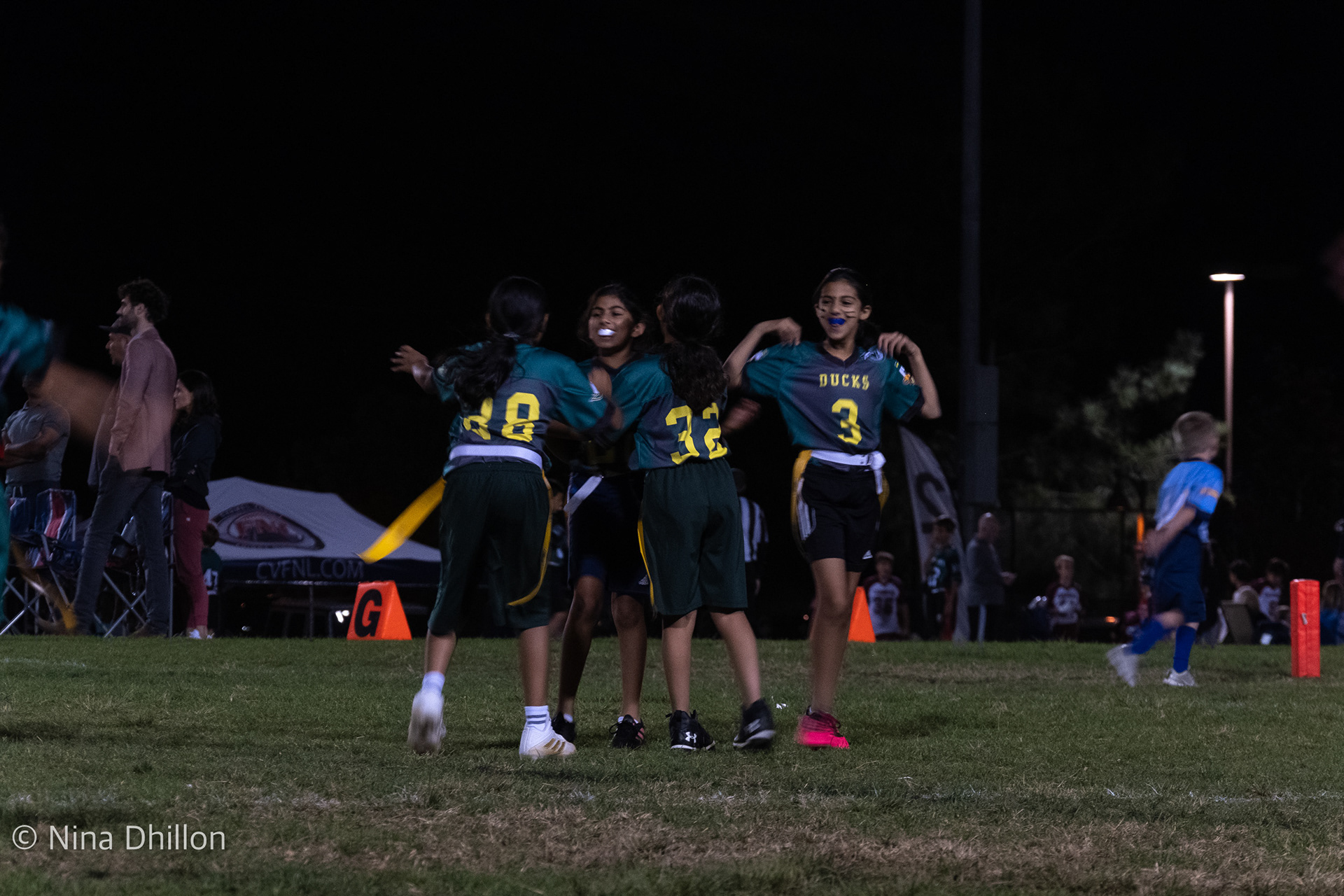 the pure JOY of a touchdown! HUGS all around. San Diego, CA. By NinaD. ISO 2500 f/8.0 1/30 sec 154.6mm