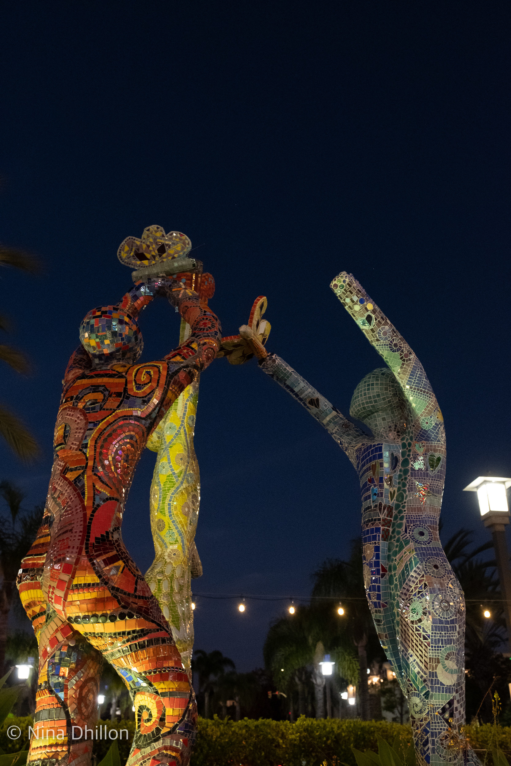 ISOLATION: October 20, 2021. San Diego. This is the Butterly Project. The statues are in memoriam of the lives of children lost in the Holocaust. 1/60 sec at f/4.0 ISO 500