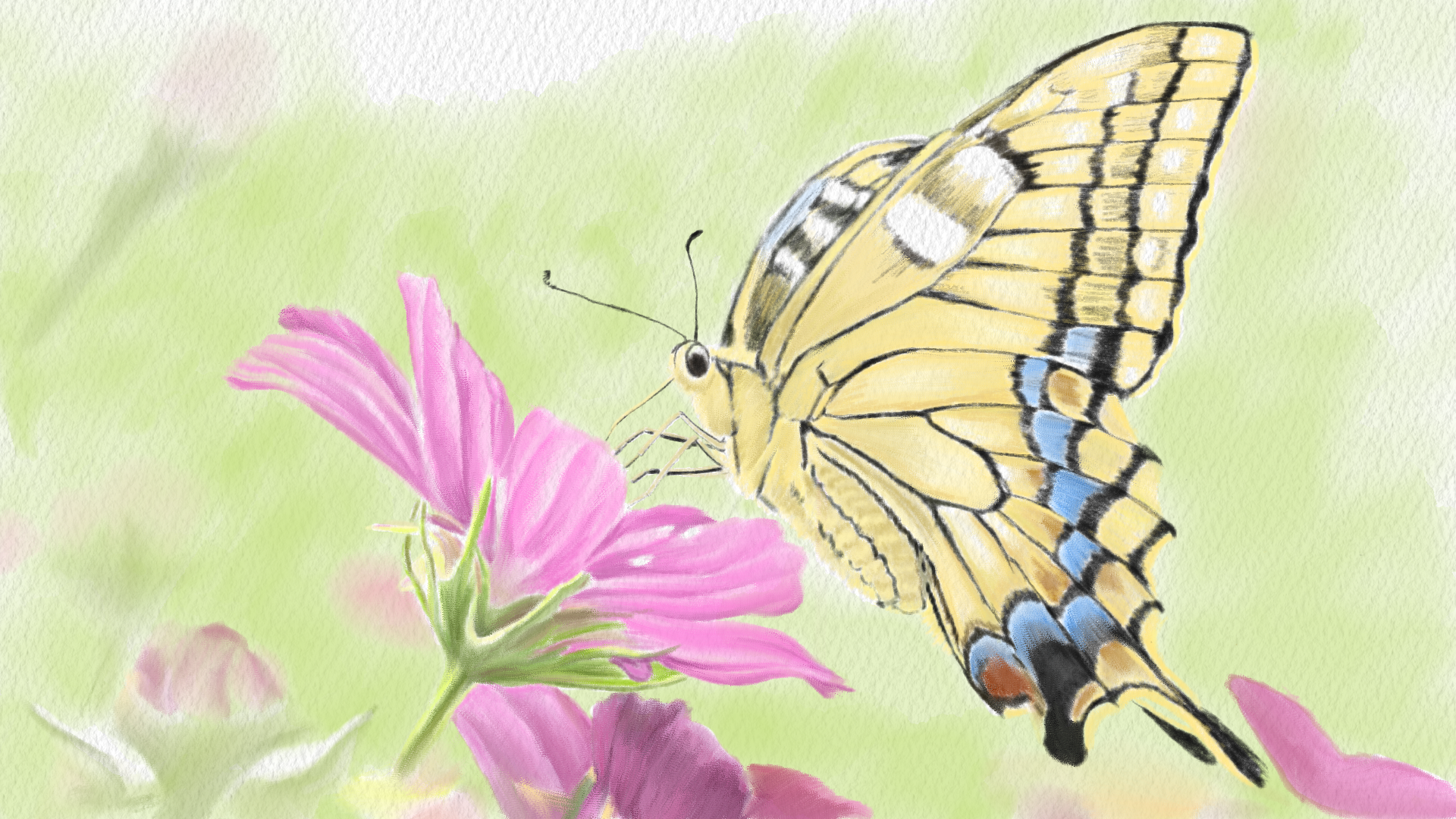 Digital watercolor